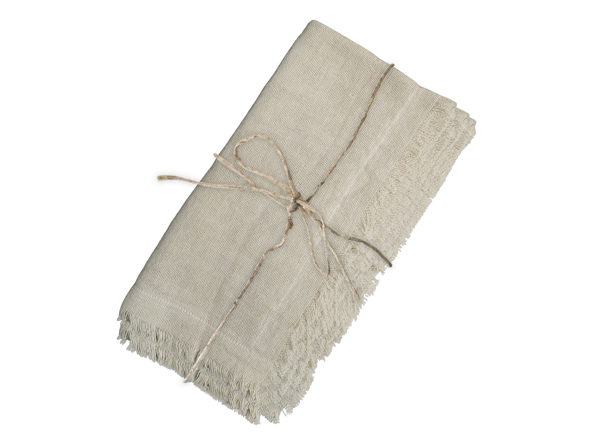 Serviette mit Fransen im 4er Set von Chic Antique günstig bestellen