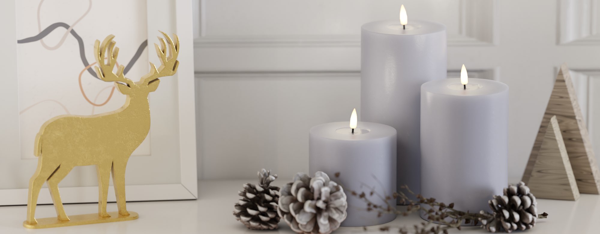 DELUXE HOMEART LED Kerzen: Täuschend echtes Kerzenlicht für dein Hygge Zuhause