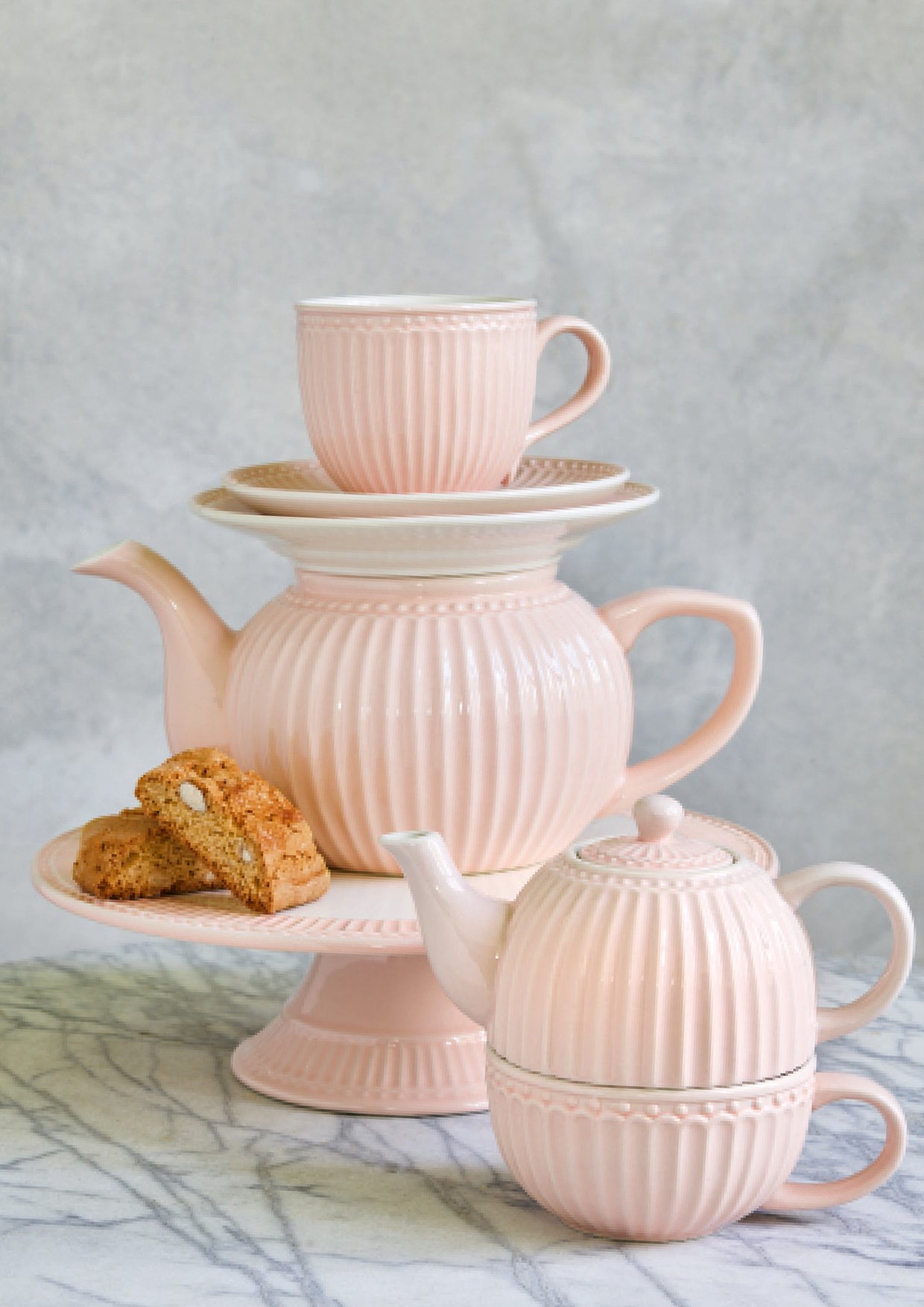 GREENGATE Alice Pale Pink Geschirr und Textilien Impressionen Bild 1