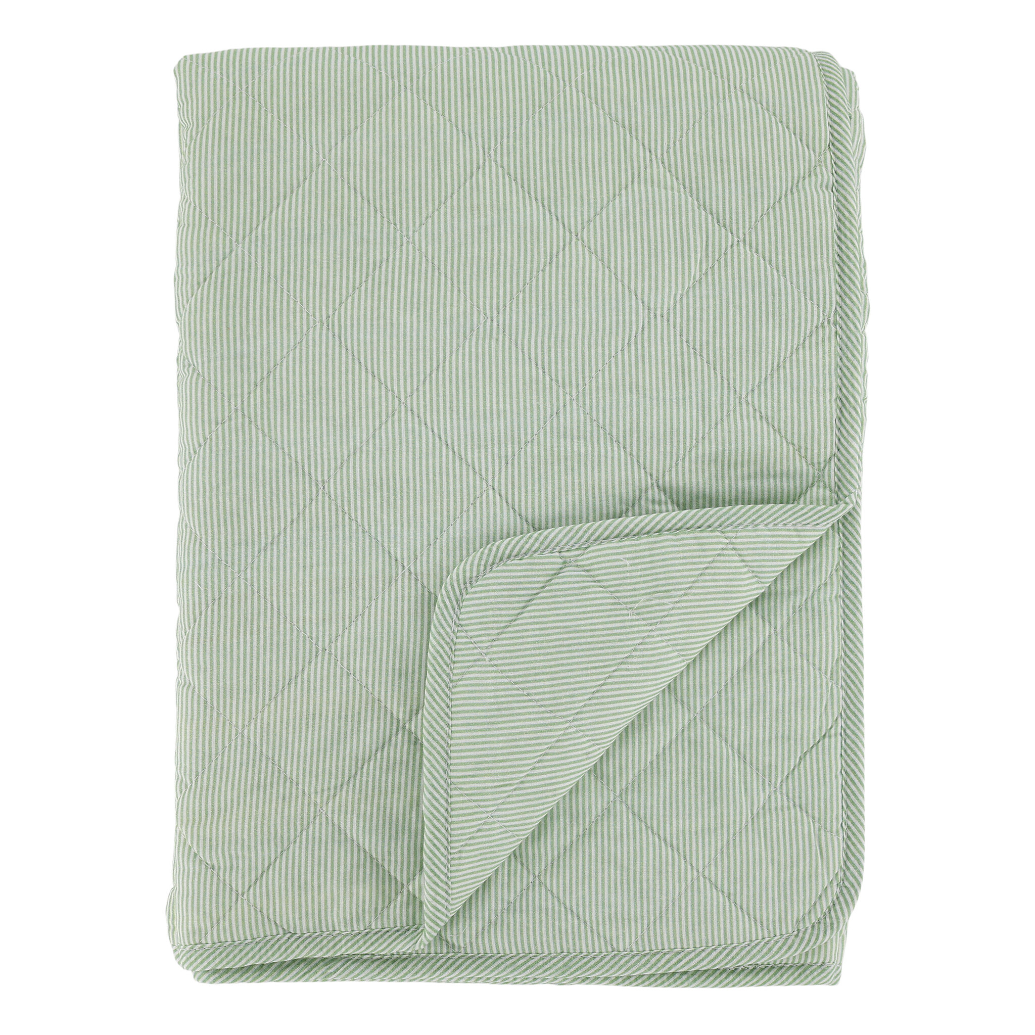 Chic Antique Aix Quilt – Maritime Steppdecke aus Baumwolle, rosa 