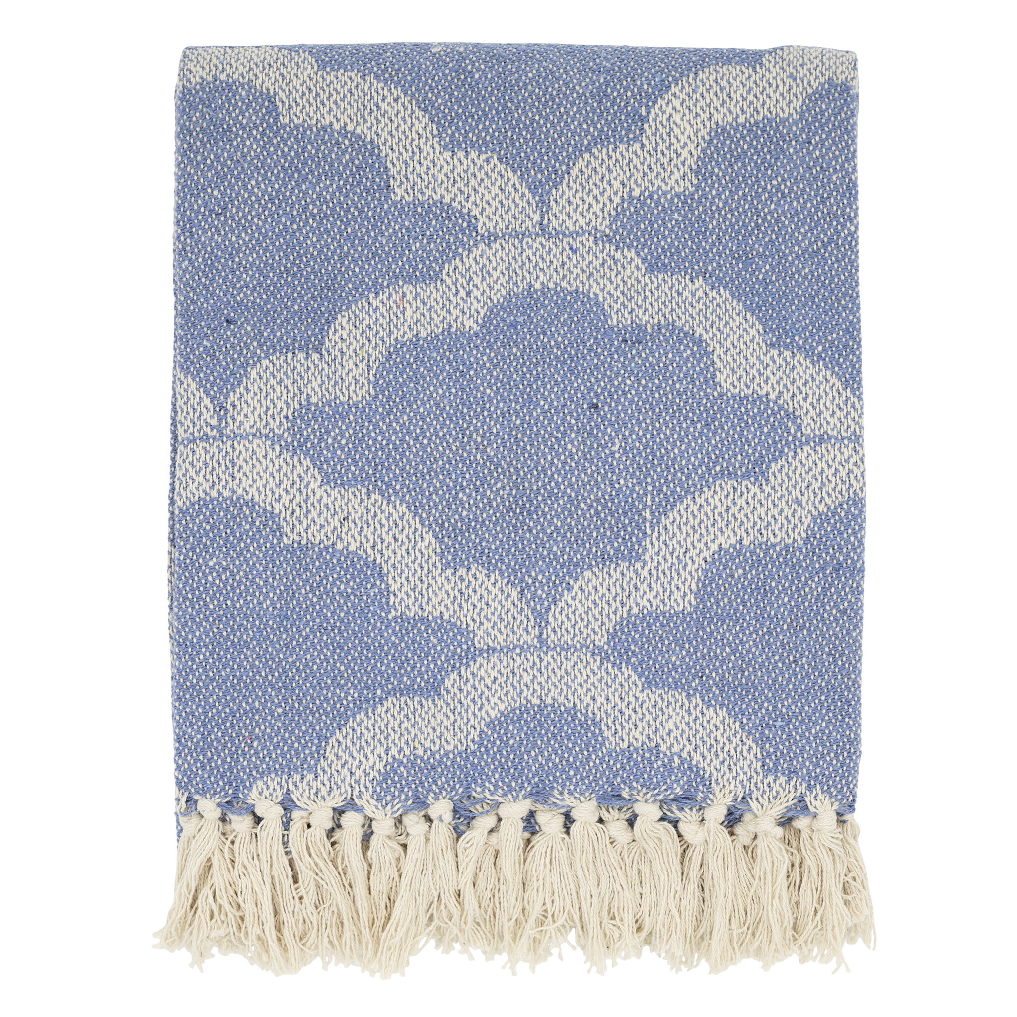 Aix Plaid aus Garnüberschuss - Sky Blue, sky blue 