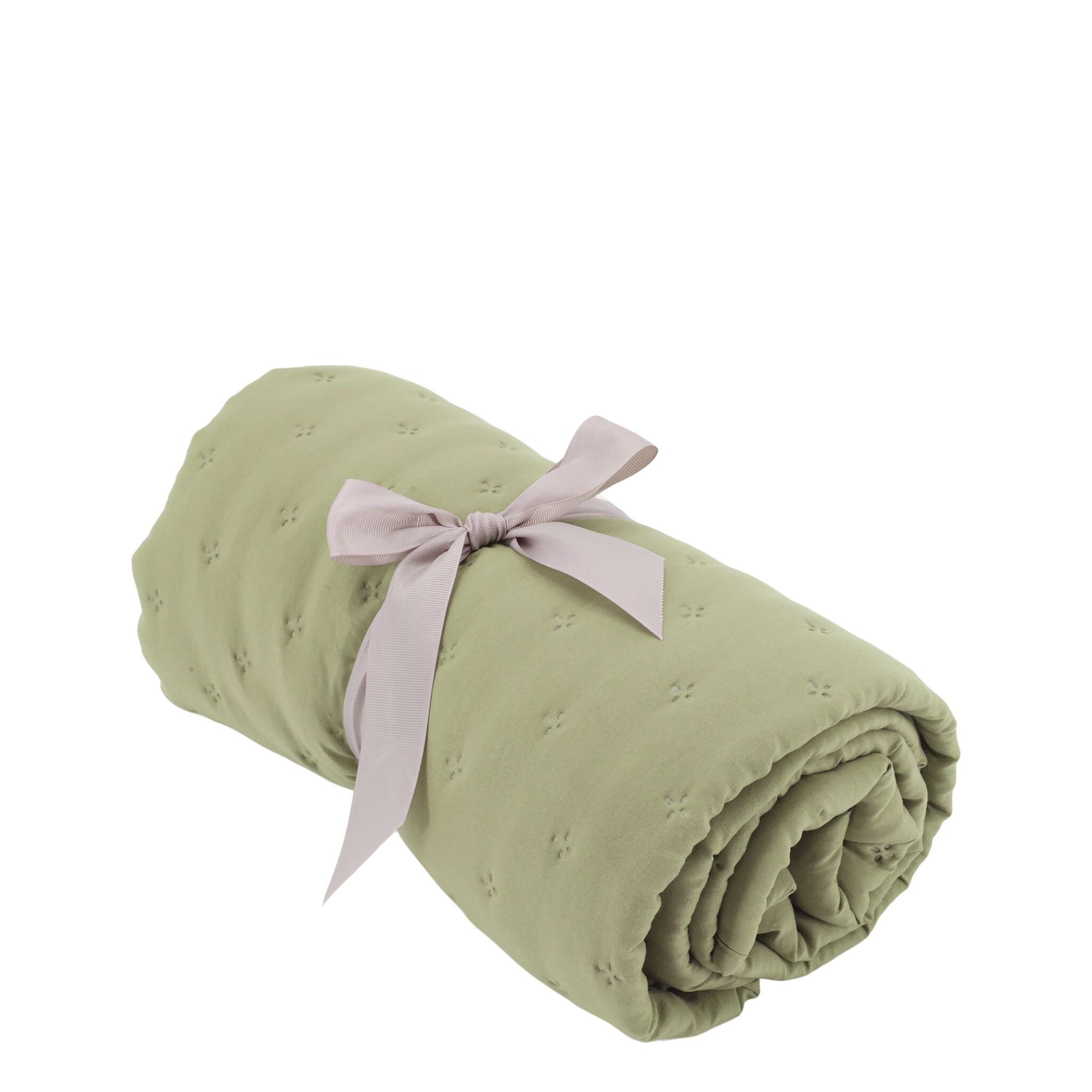 Aix Soft Quilt - Kuscheldecke im Vintage Landhausstil, verte 