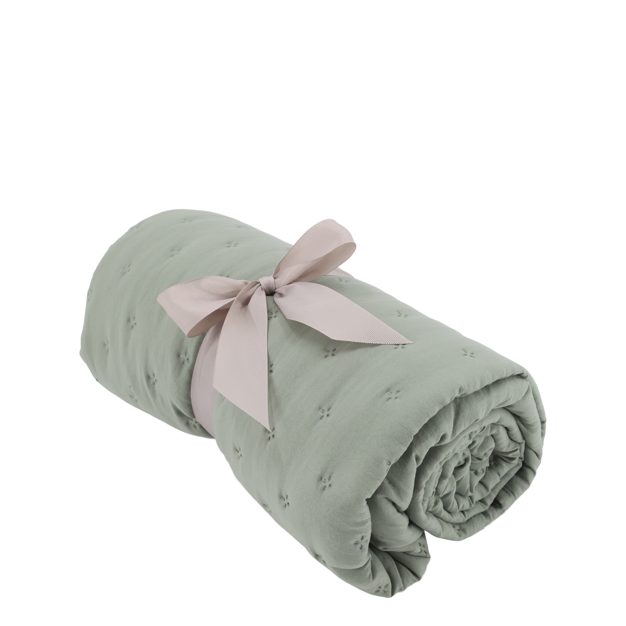 Aix Soft Quilt - Kuscheldecke im Vintage Landhausstil, opal 