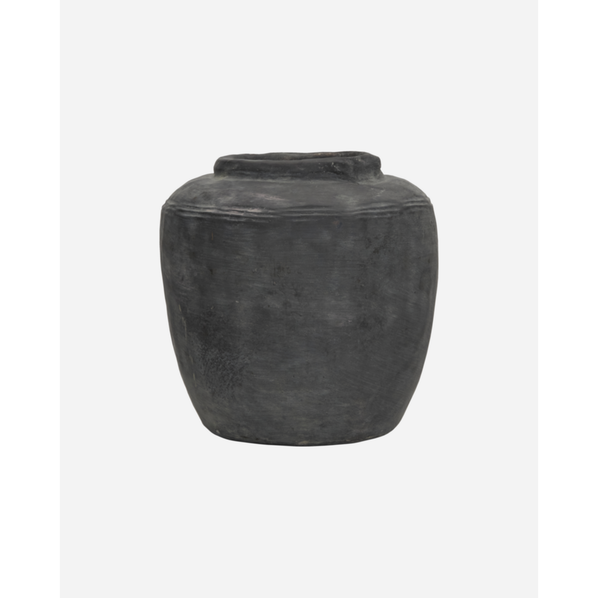 Vase Rustik, Beton, grau Höhe 31 cm, ∅ 27 cm