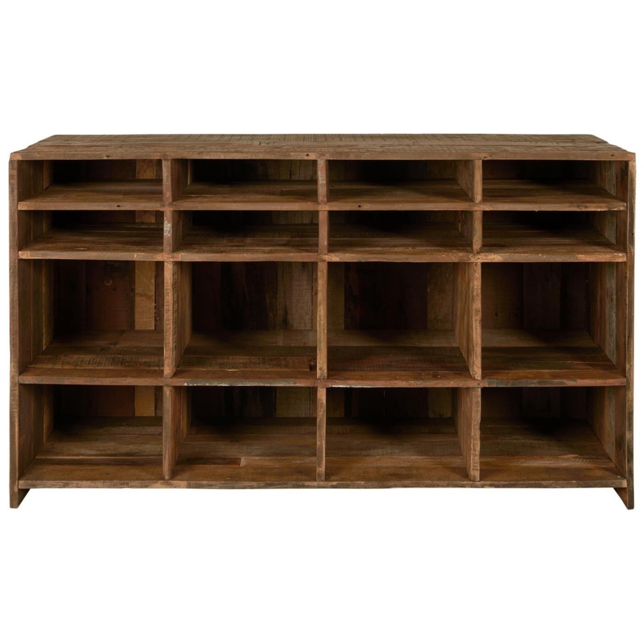 Holztheke mit Fächern UNIKA, natur 