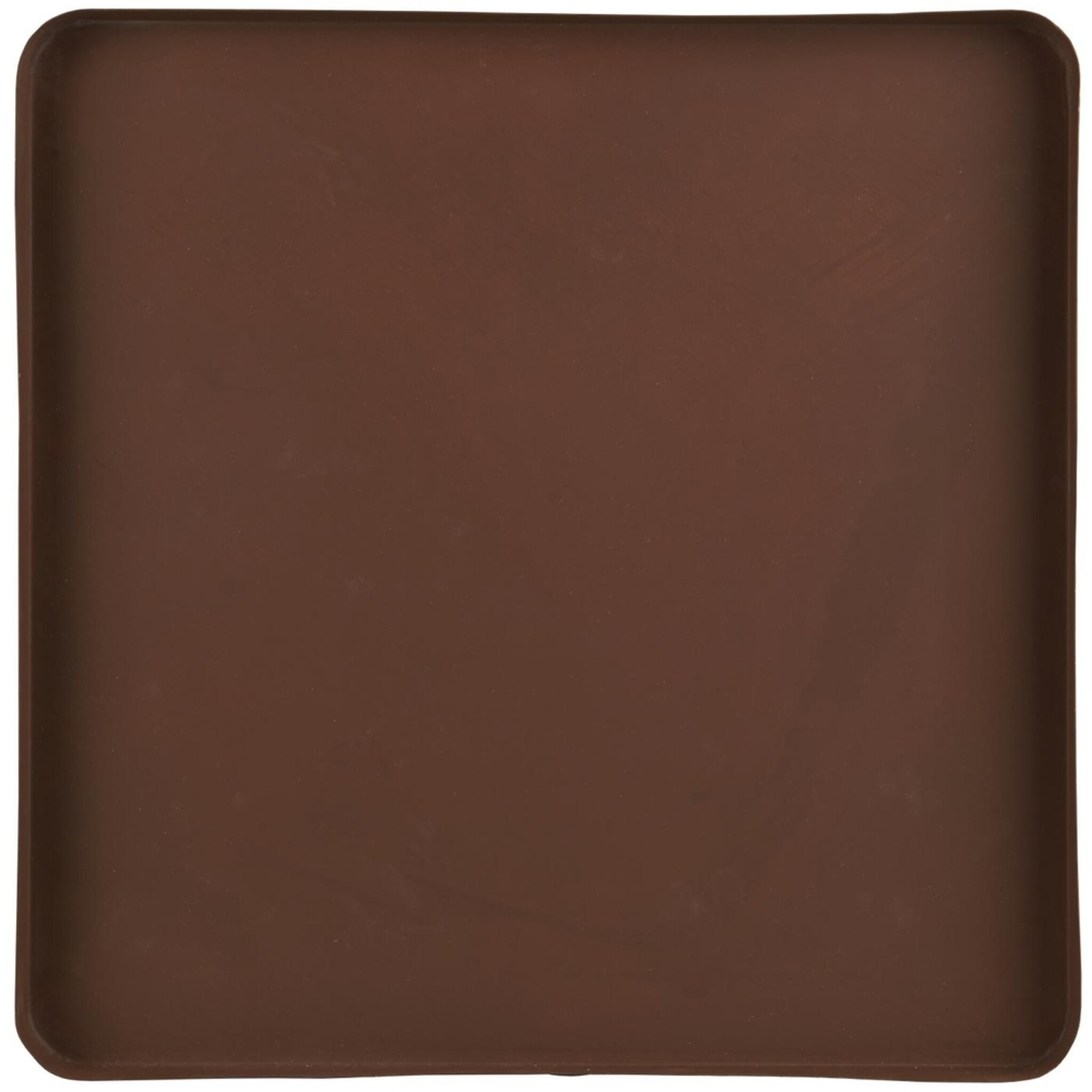 Deko Tablett antikbraun, braun 40 x 40 x 2.7 cm