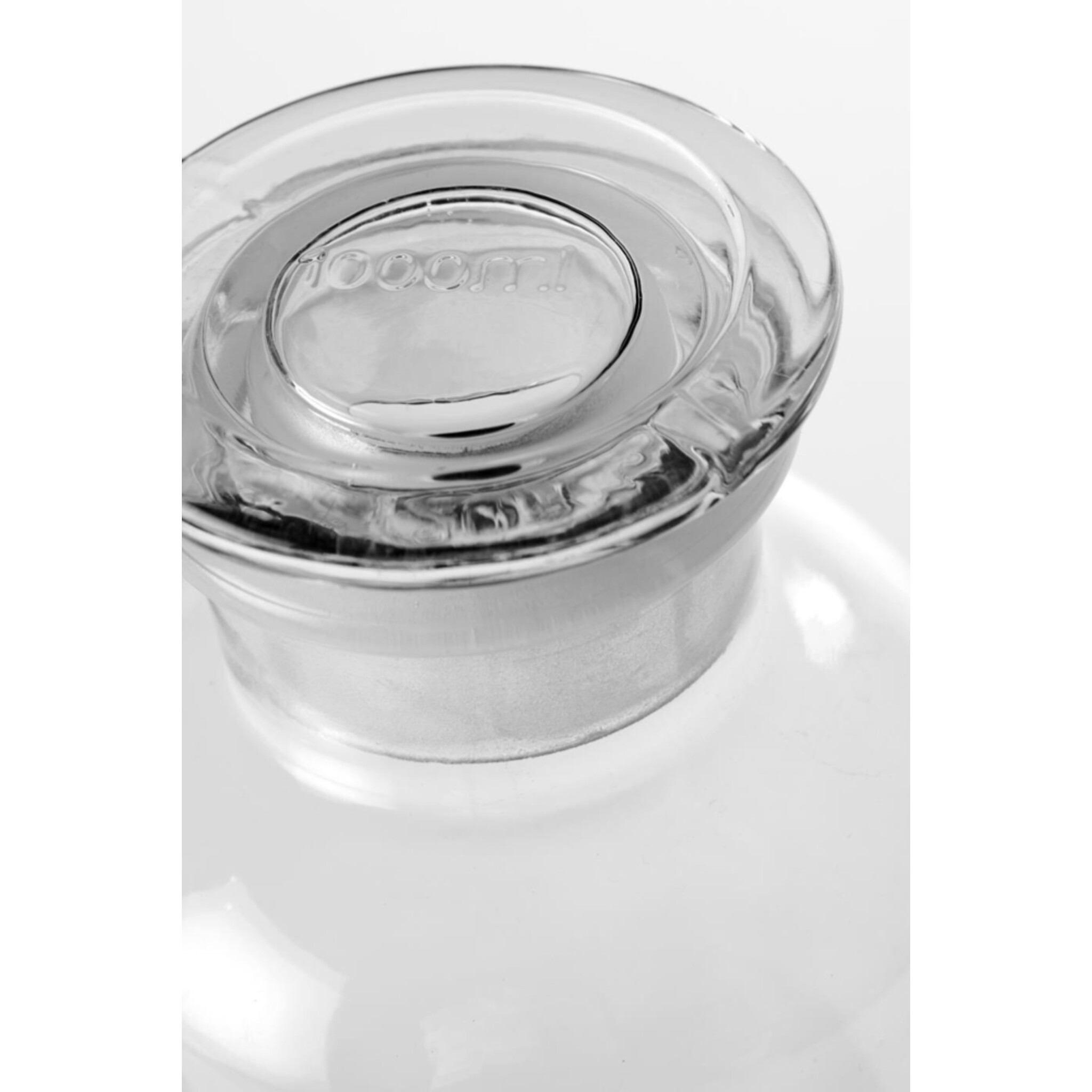 Apothekerglas mit Glasdeckel, klar Höhe 21, Ø 10 cm, 1000 ml