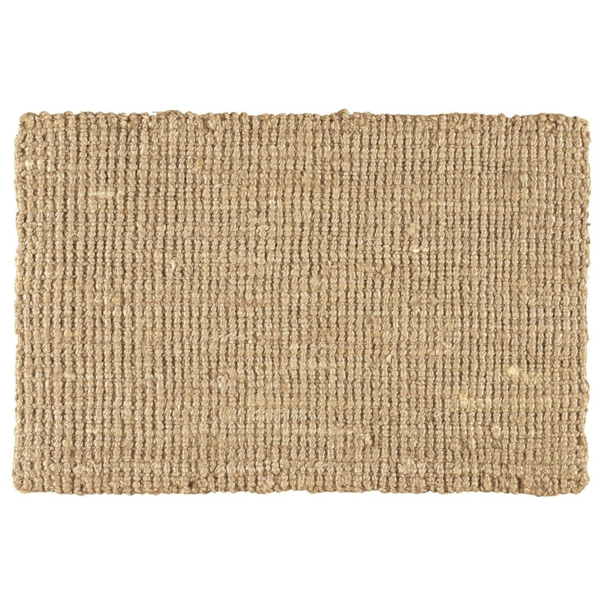 Türmatte aus Jute mit Gummi auf der Rückseite, natur 