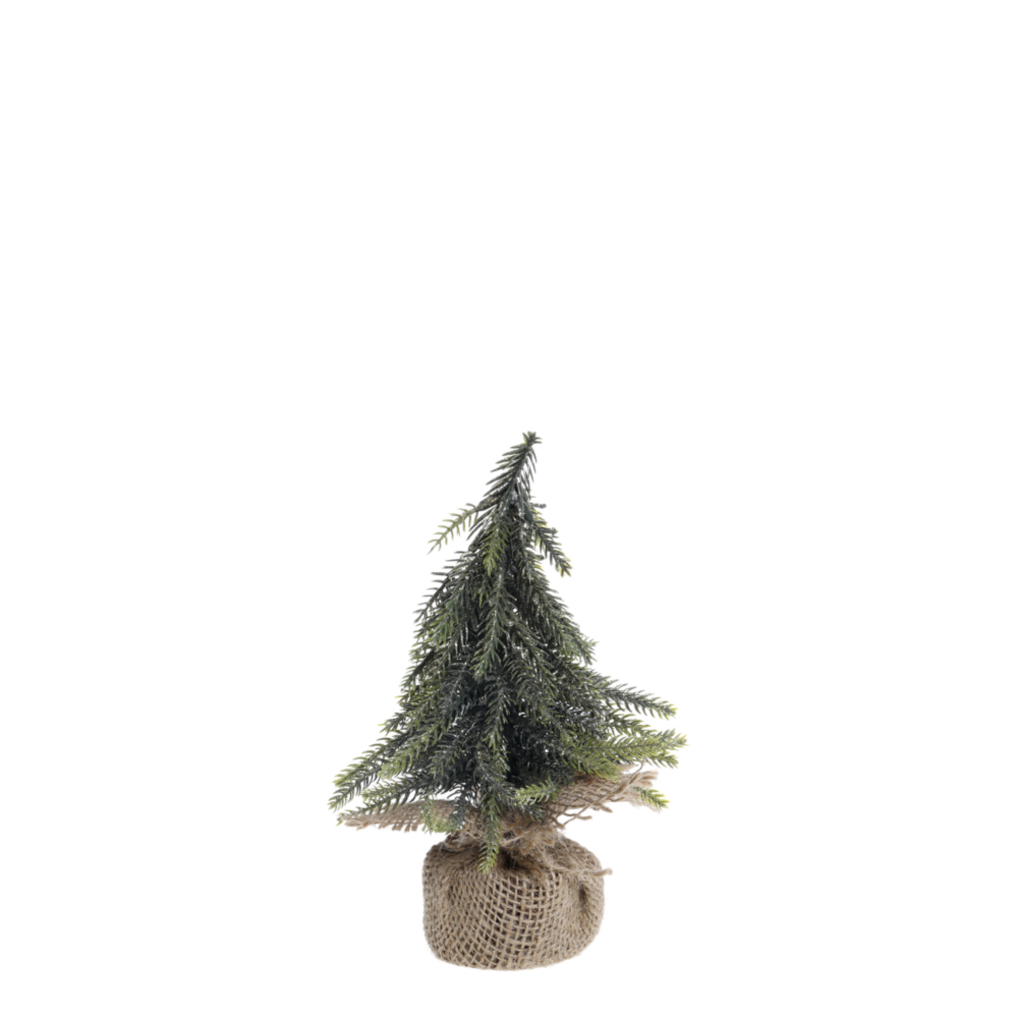 Fleur künstlicher Tannenbaum mit Glitzergold, grün 20 cm