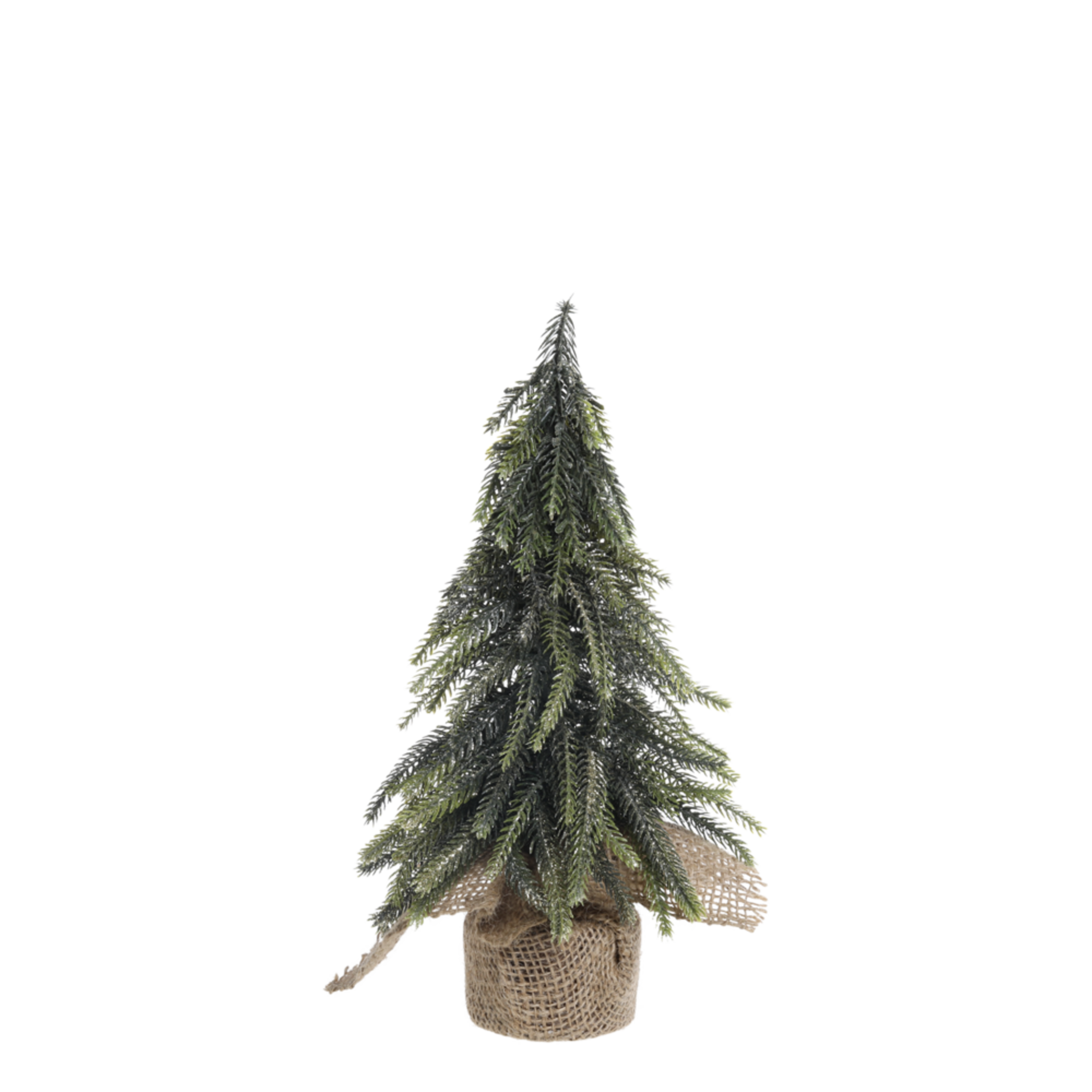 Fleur künstlicher Tannenbaum mit Glitzergold, grün 27 cm