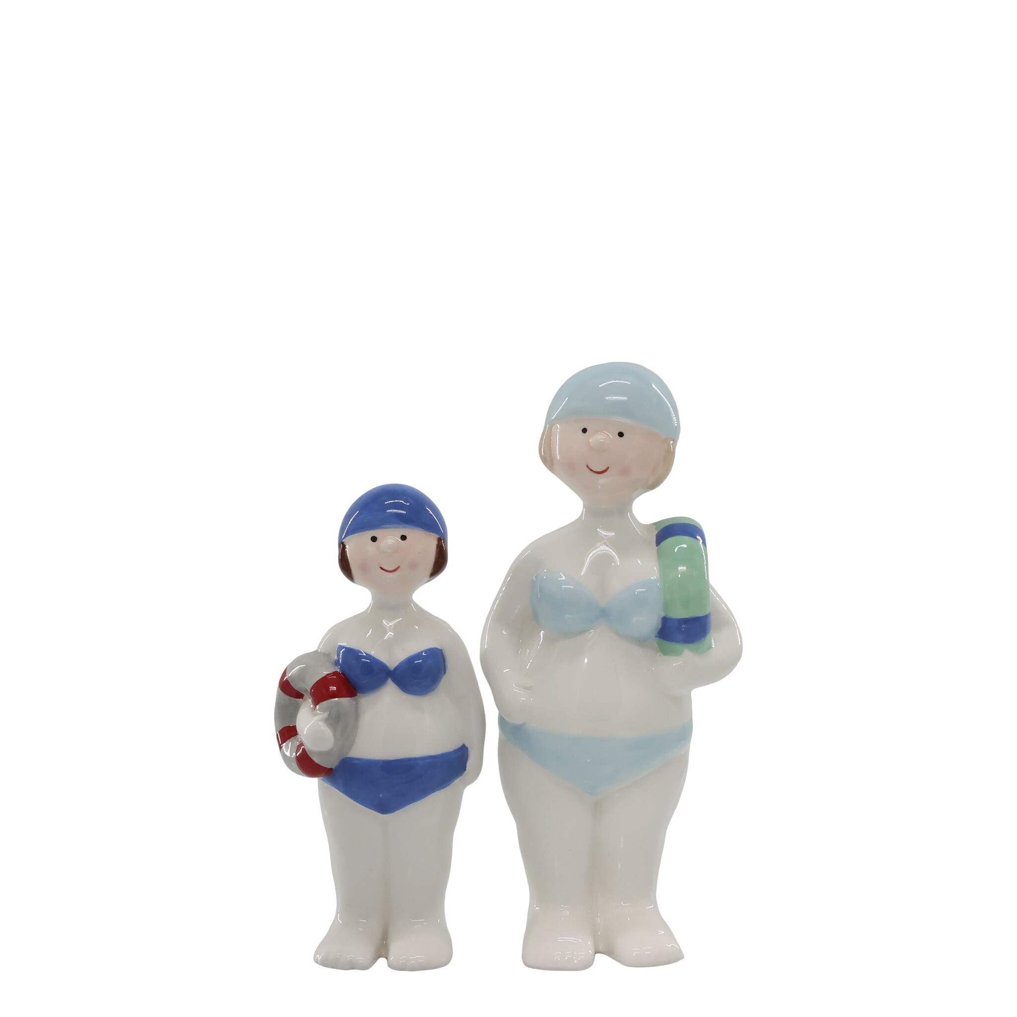 Deko Damen mit Schwimmring 2er, ocean 