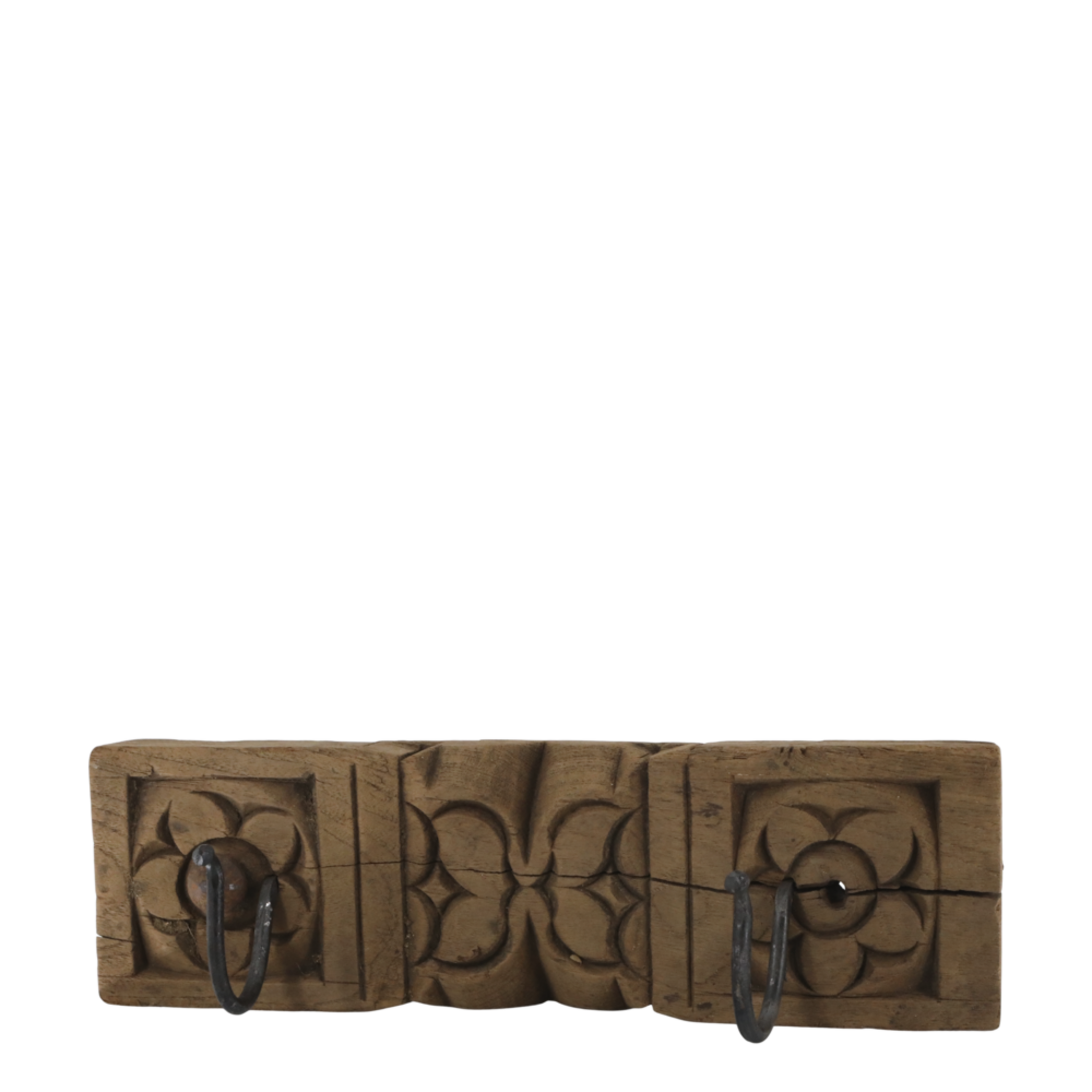 Grimaud Kleiderhakenbrett mit 2 Haken, natur