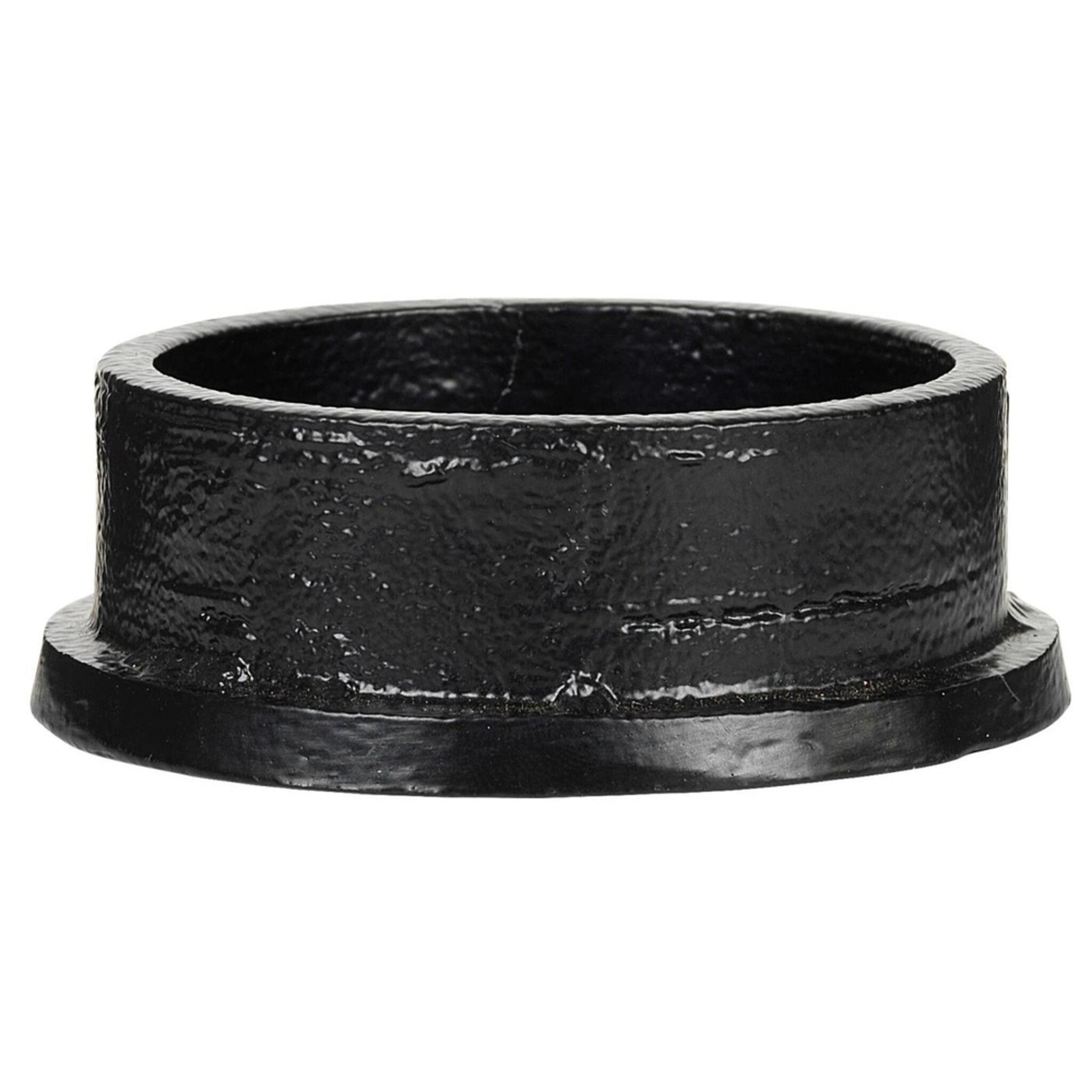 Kerzenhalter für Stumpenkerze Ø:6 cm, schwarz 