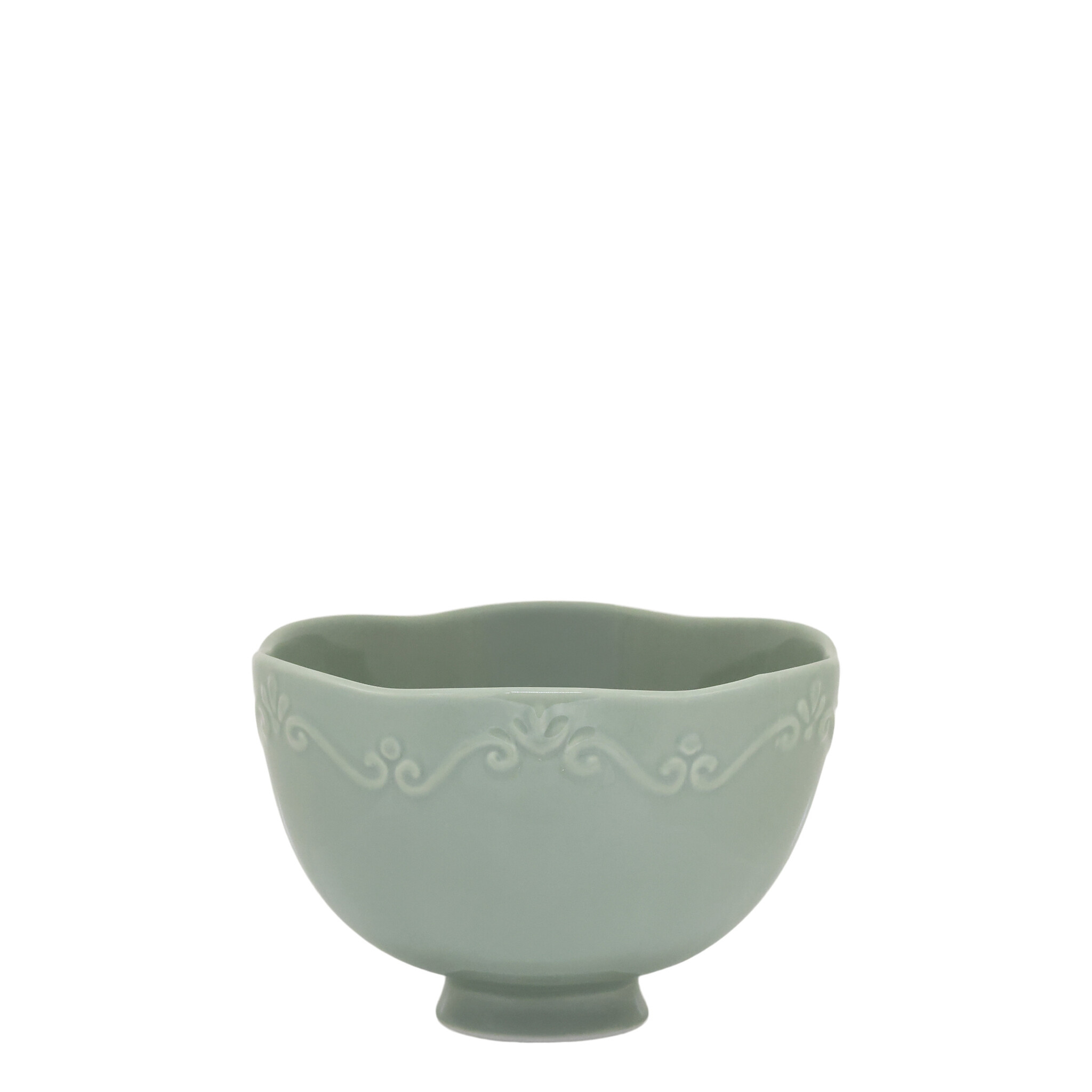 Provence Schüssel aus Porzellan, verte 10 cm, Ø 14 cm, 650 ml
