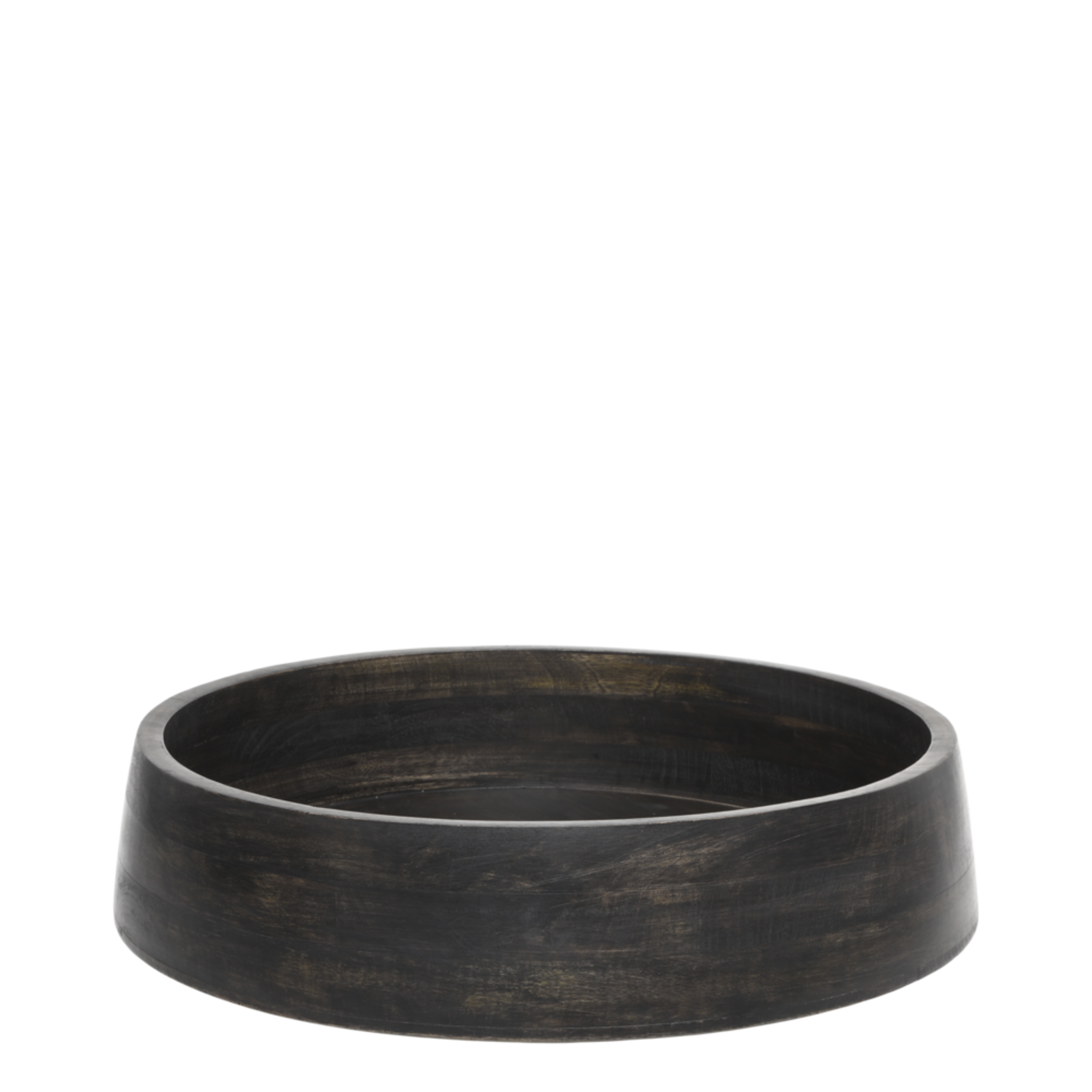 Tours Deko Tablett aus Mangoholz, schwarz 