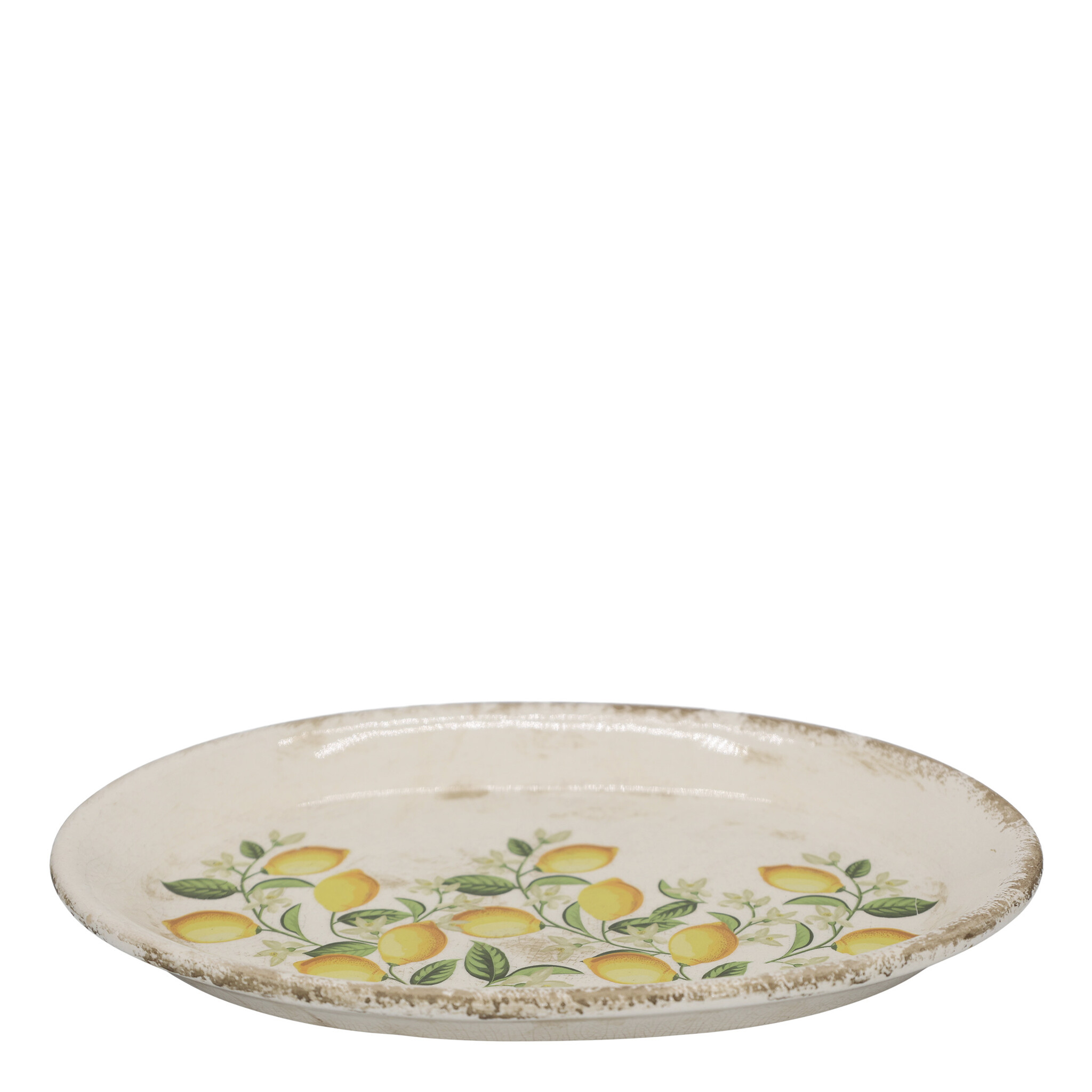 Chic Antique Tablett Limone Blossom, creme 