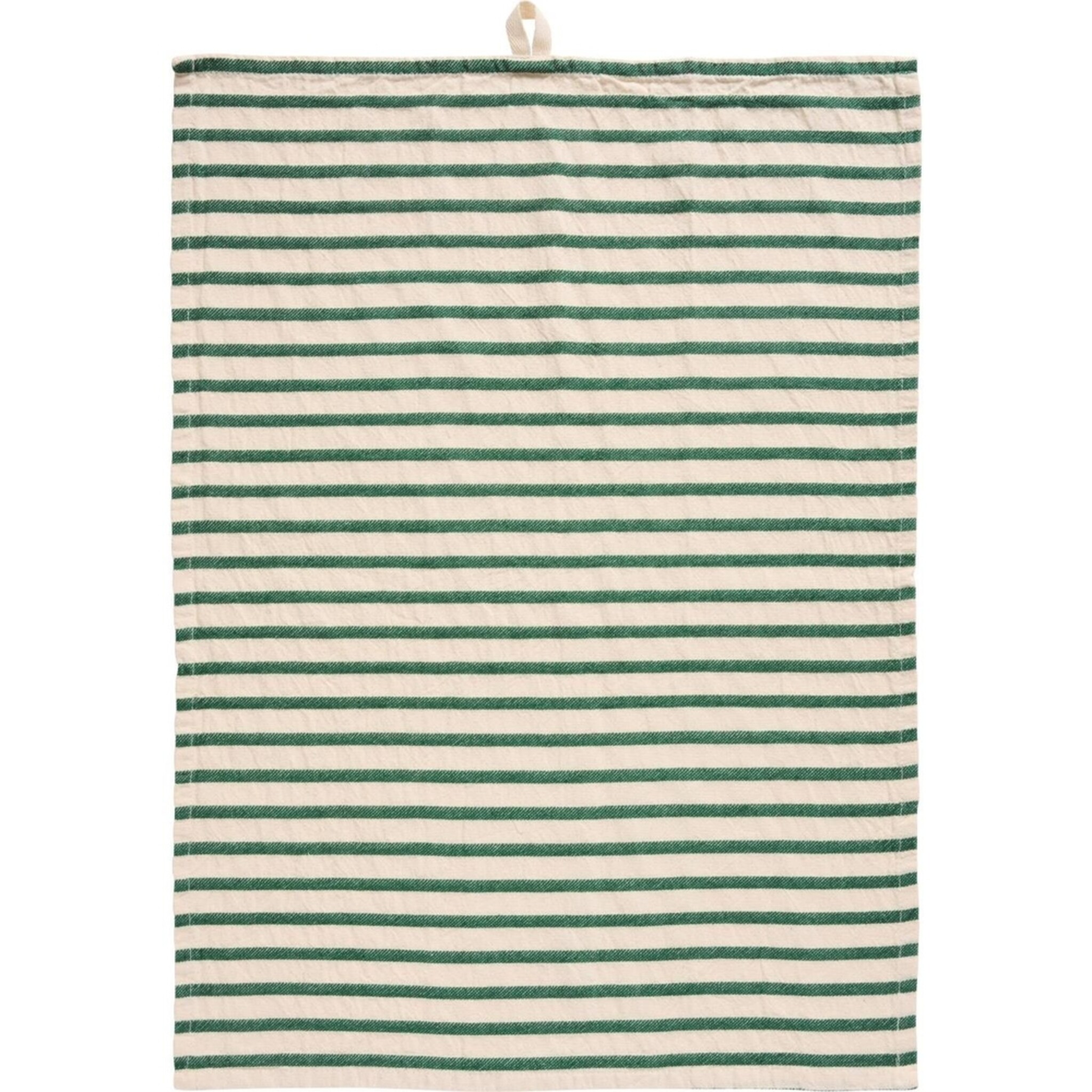 Geschirrtuch mit Querstreifen, grün 