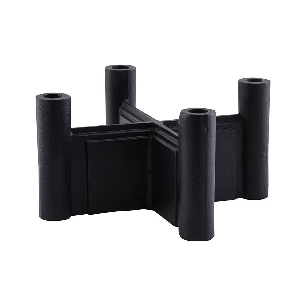 Advents Kerzenständer Layers, schwarz 