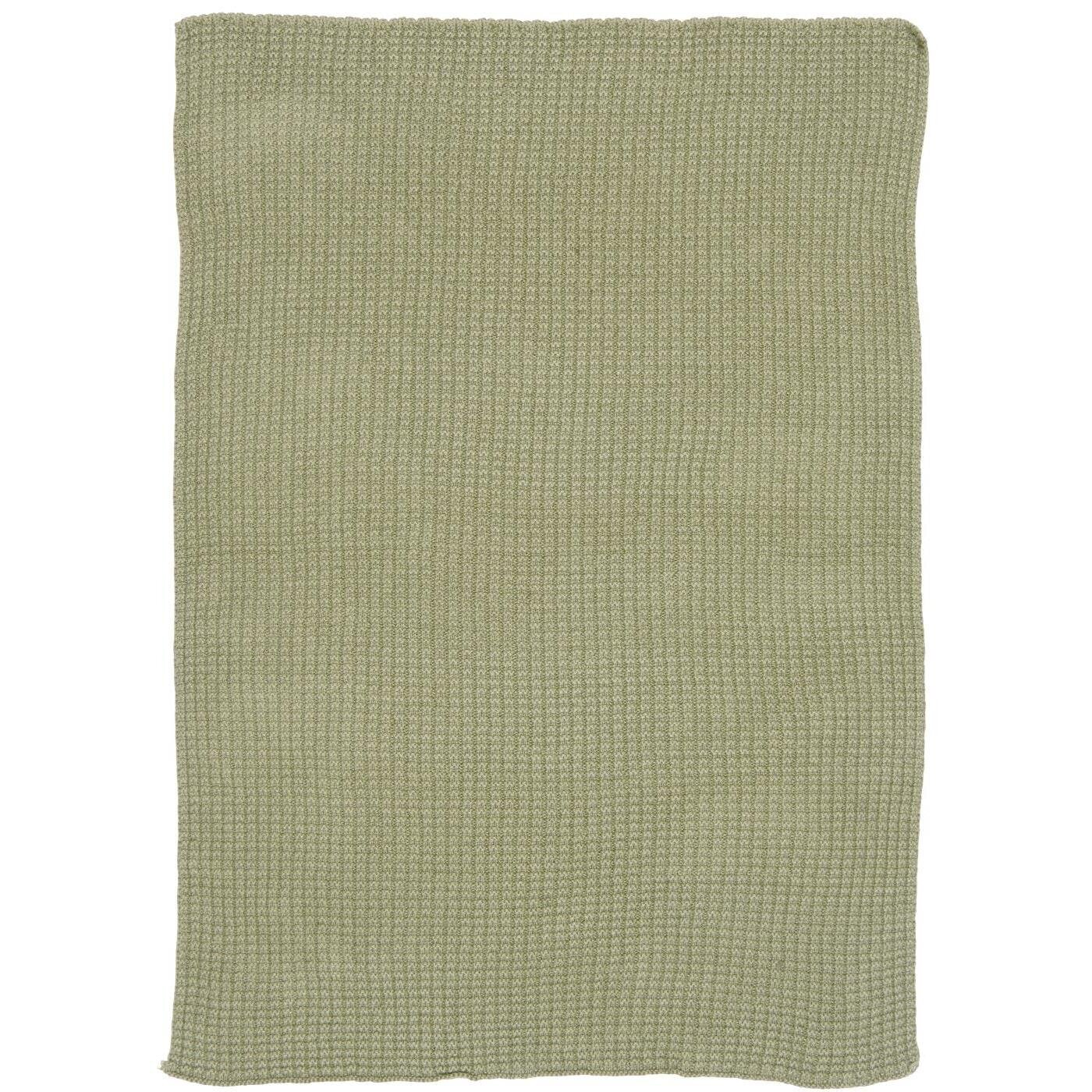 Küchen Handtuch gestrickt, grün 