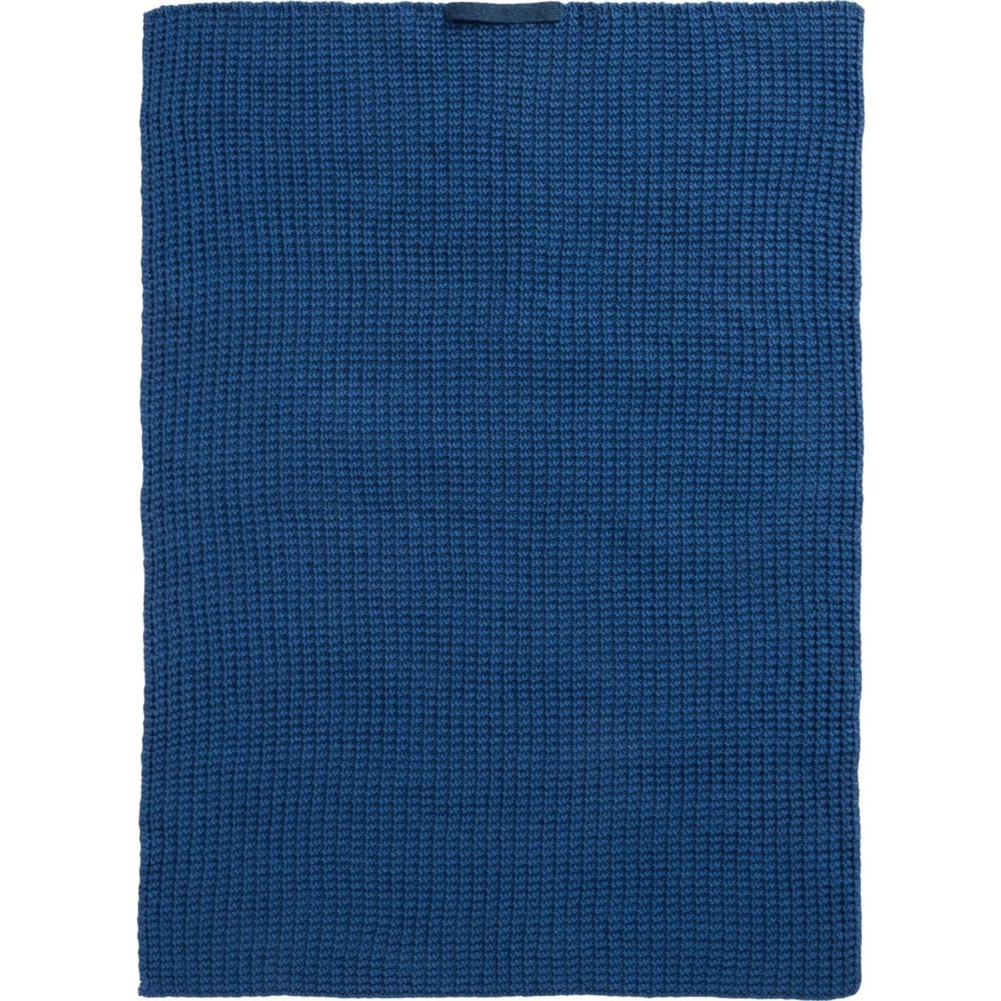 Küchen Handtuch gestrickt, dunkelblau 