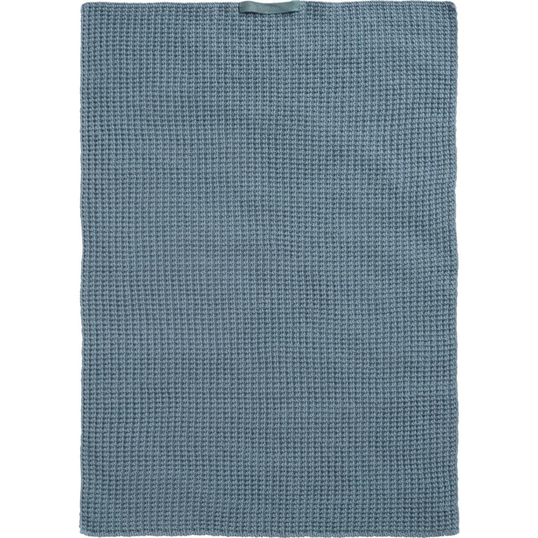 Küchen Handtuch gestrickt, staubig blau 