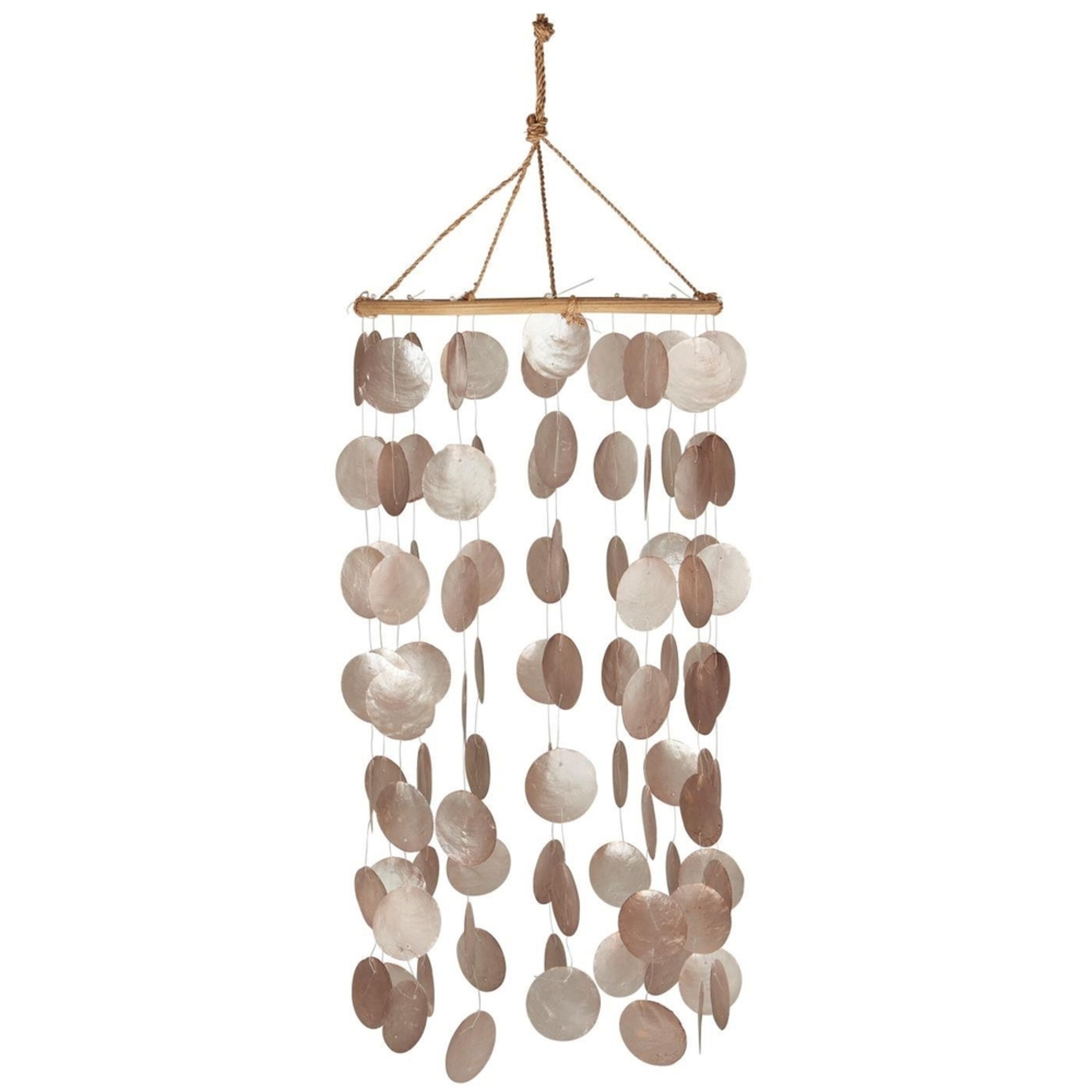 Windspiel mit Strandmuscheln, natur Höhe 55, Ø 30 cm