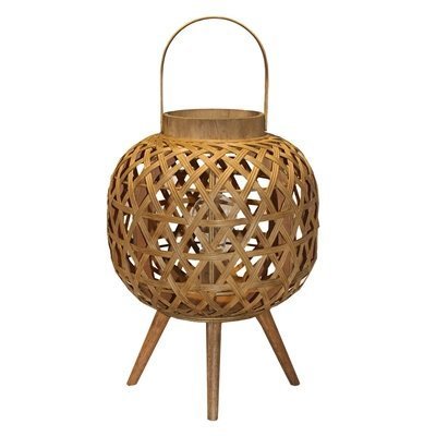 Bambuslampe rund, natur 