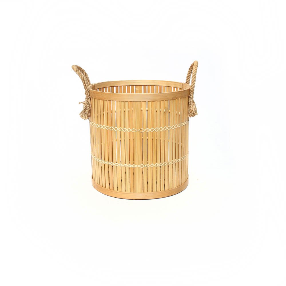 Bambus Korb, natur 30x30x30 cm