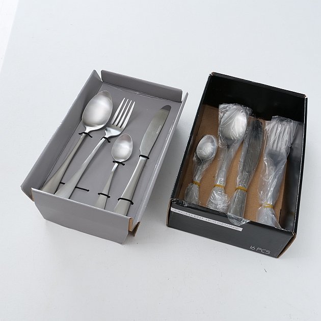 Besteckset Maya 16 teilig, silber