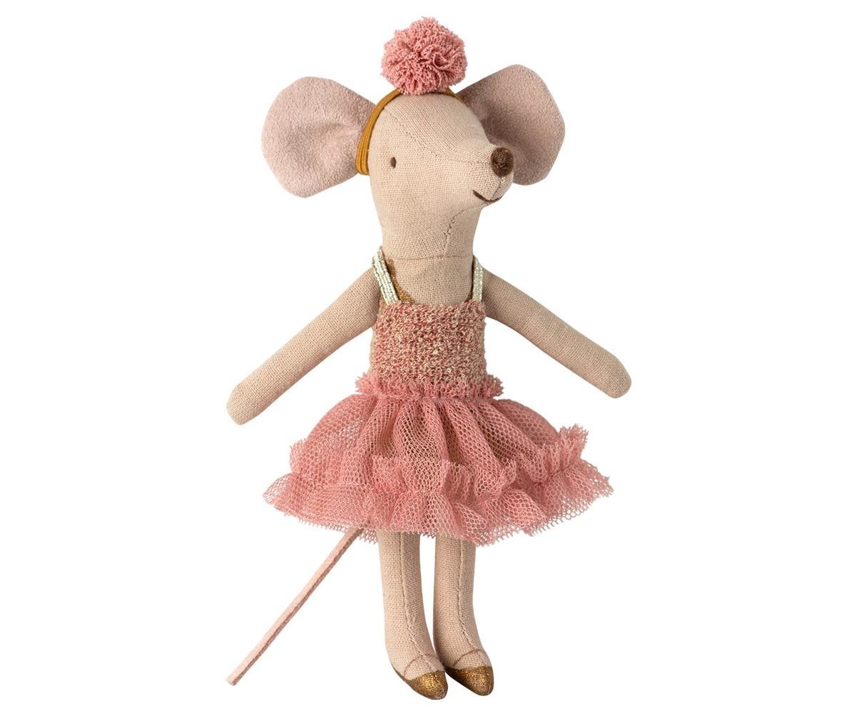 Big Sister Tanz Maus 'Mirabelle', koralle 13 cm