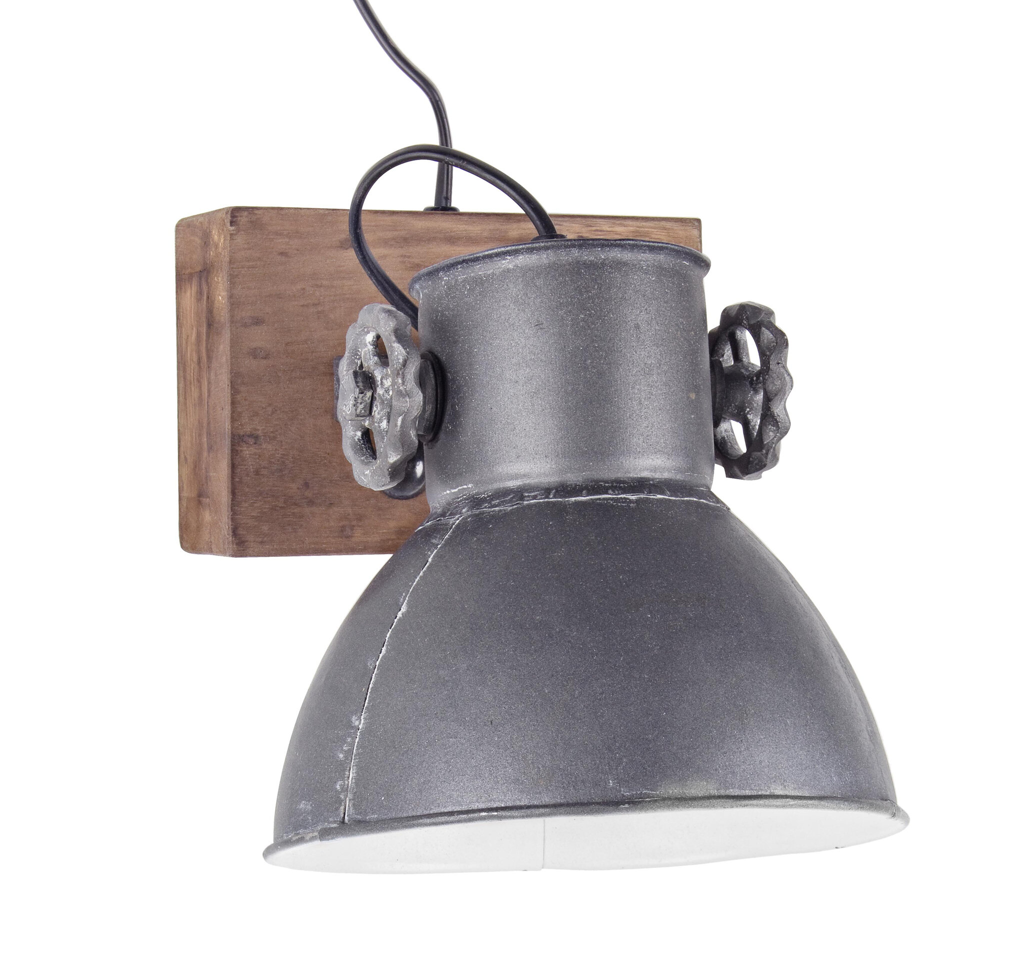 Wandleuchte Applique 1-flammig, grau 