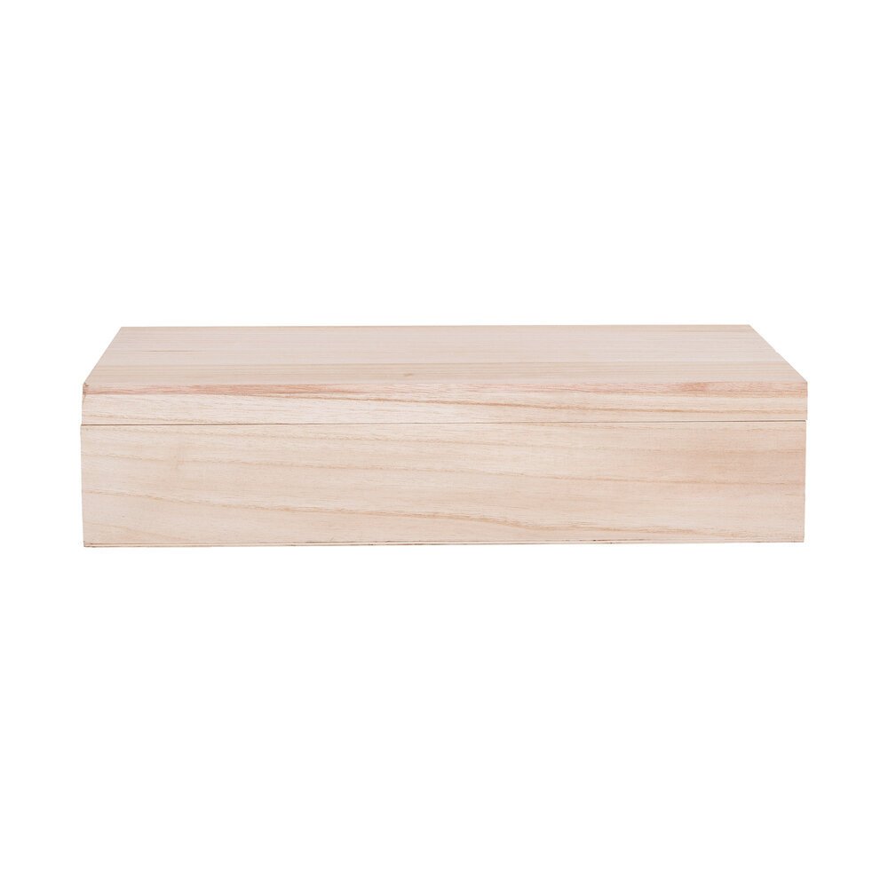 Aufbewahrungs Box Gervind mit Spiegel, natur 