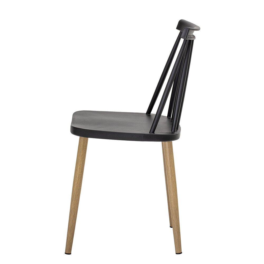 Bajo Gartenstuhl aus Kunststoff, schwarz 