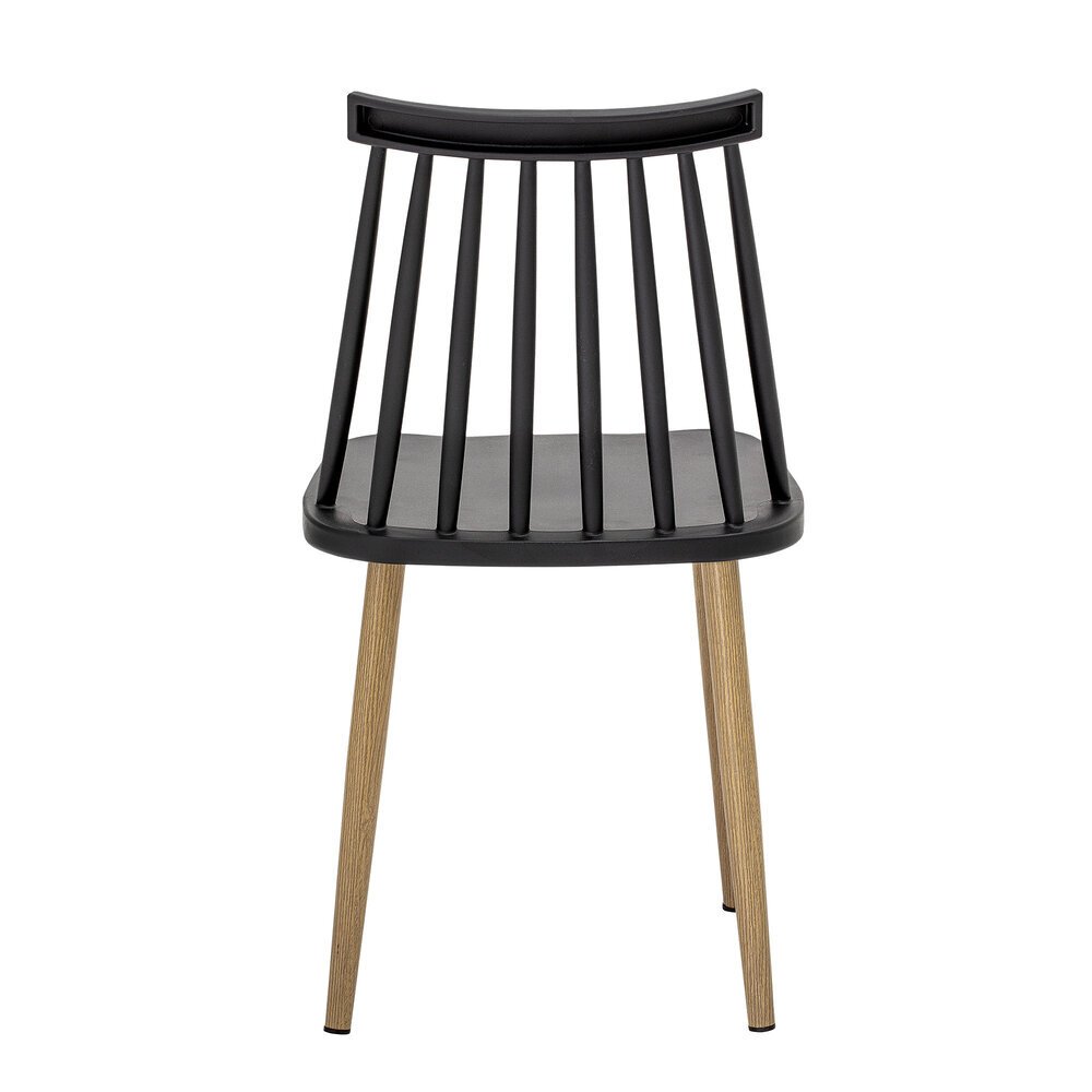 Bajo Gartenstuhl aus Kunststoff, schwarz 