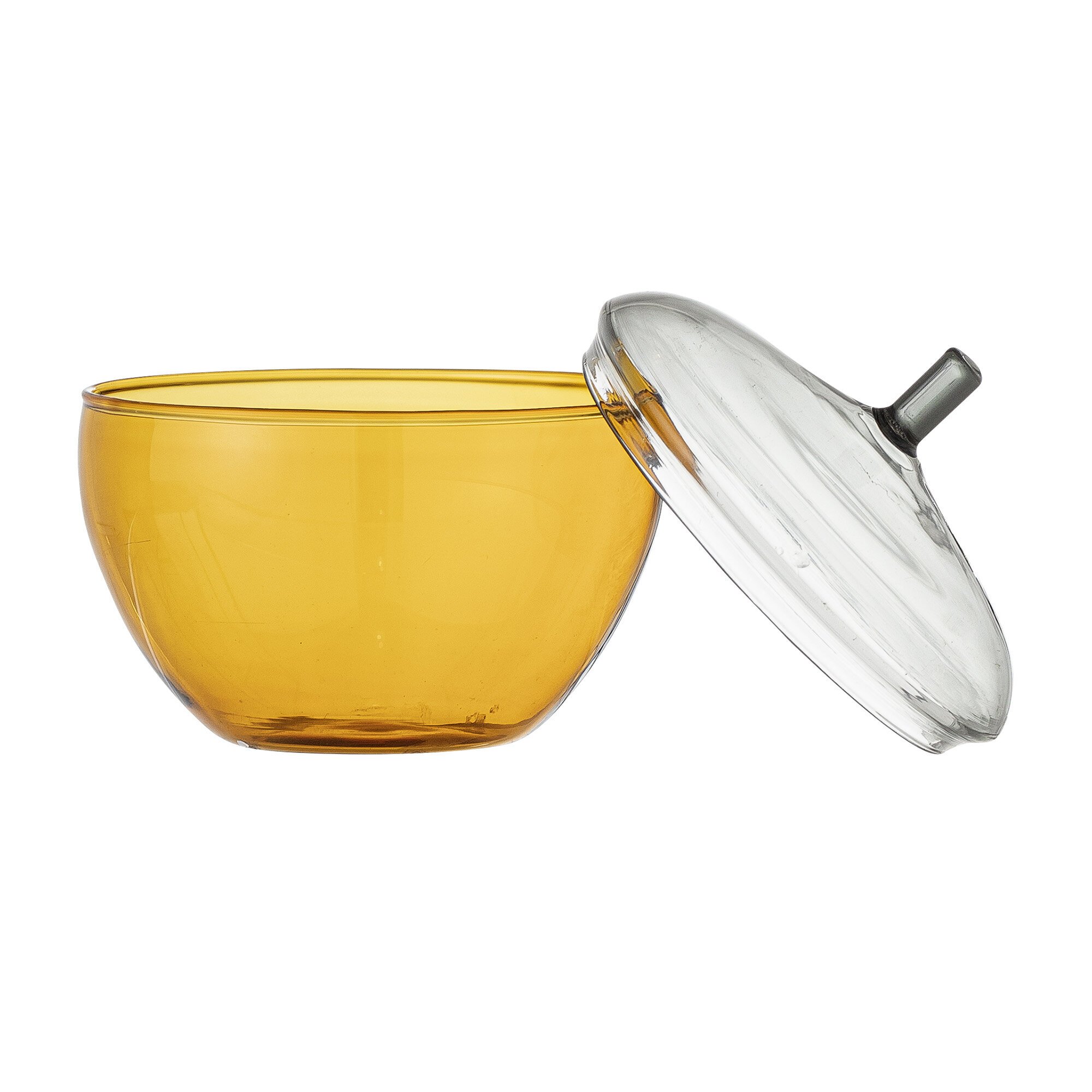 Behälter Danni aus Glas, gelb 