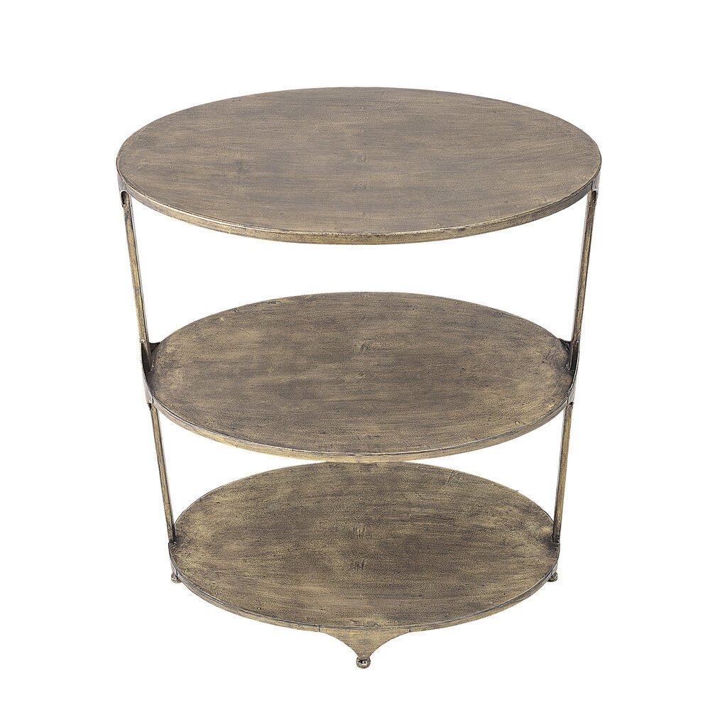 Beistelltisch Ramino aus Metall, messing 