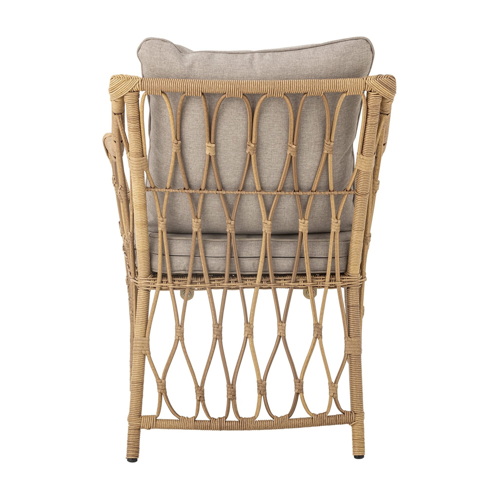 Belluce Loungesessel mit Hocker, natur 