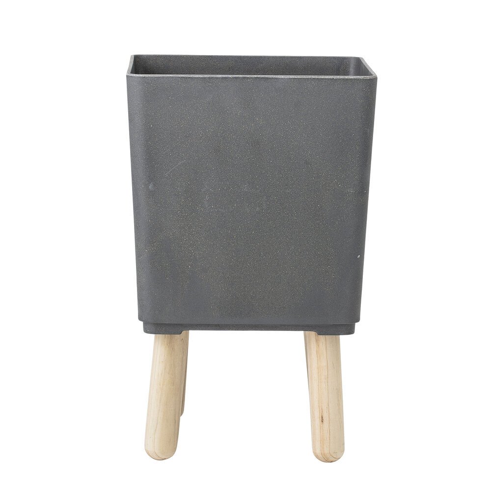 Blumentopf Sinda, grau 