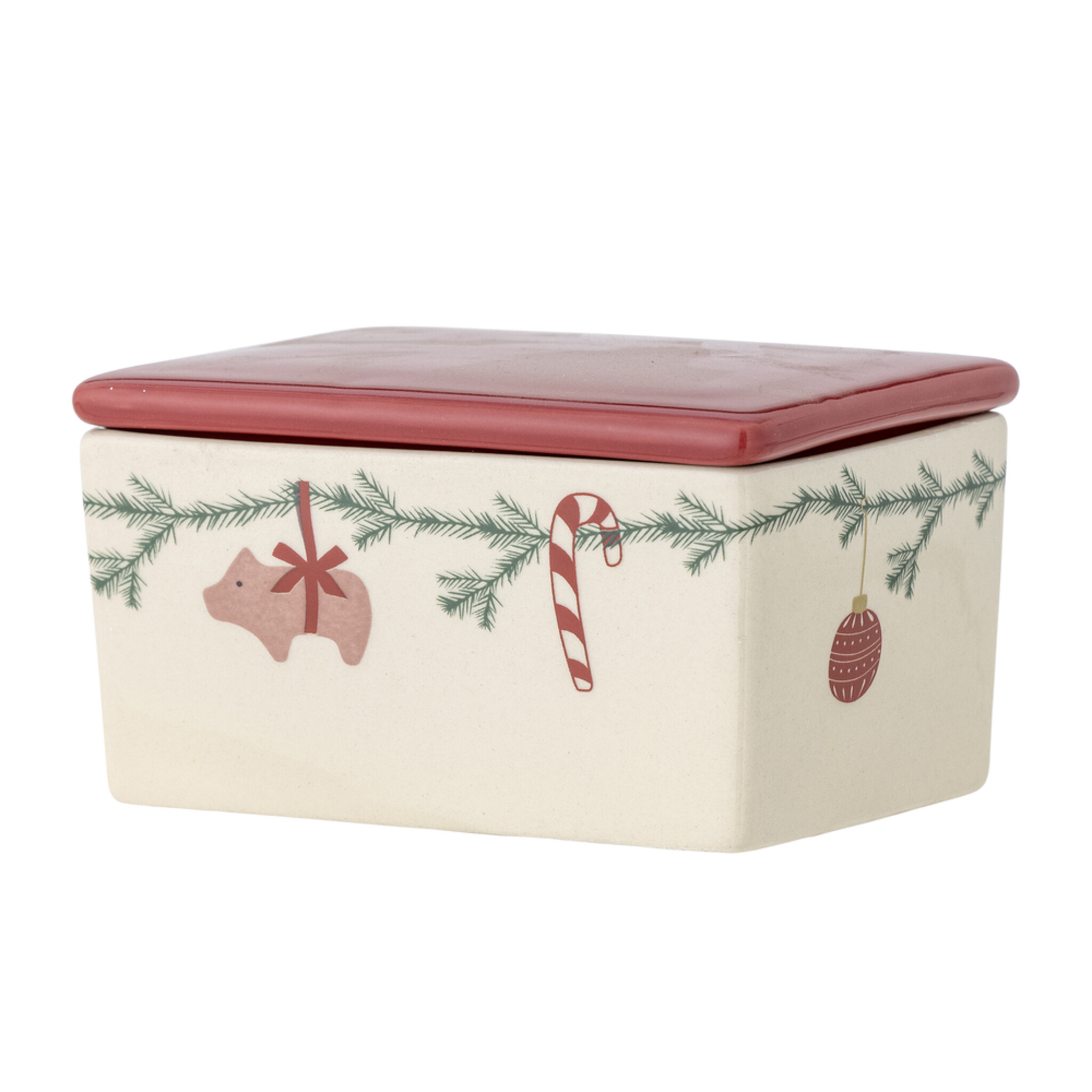 Butterdose Yule, Weihnachten, rot 