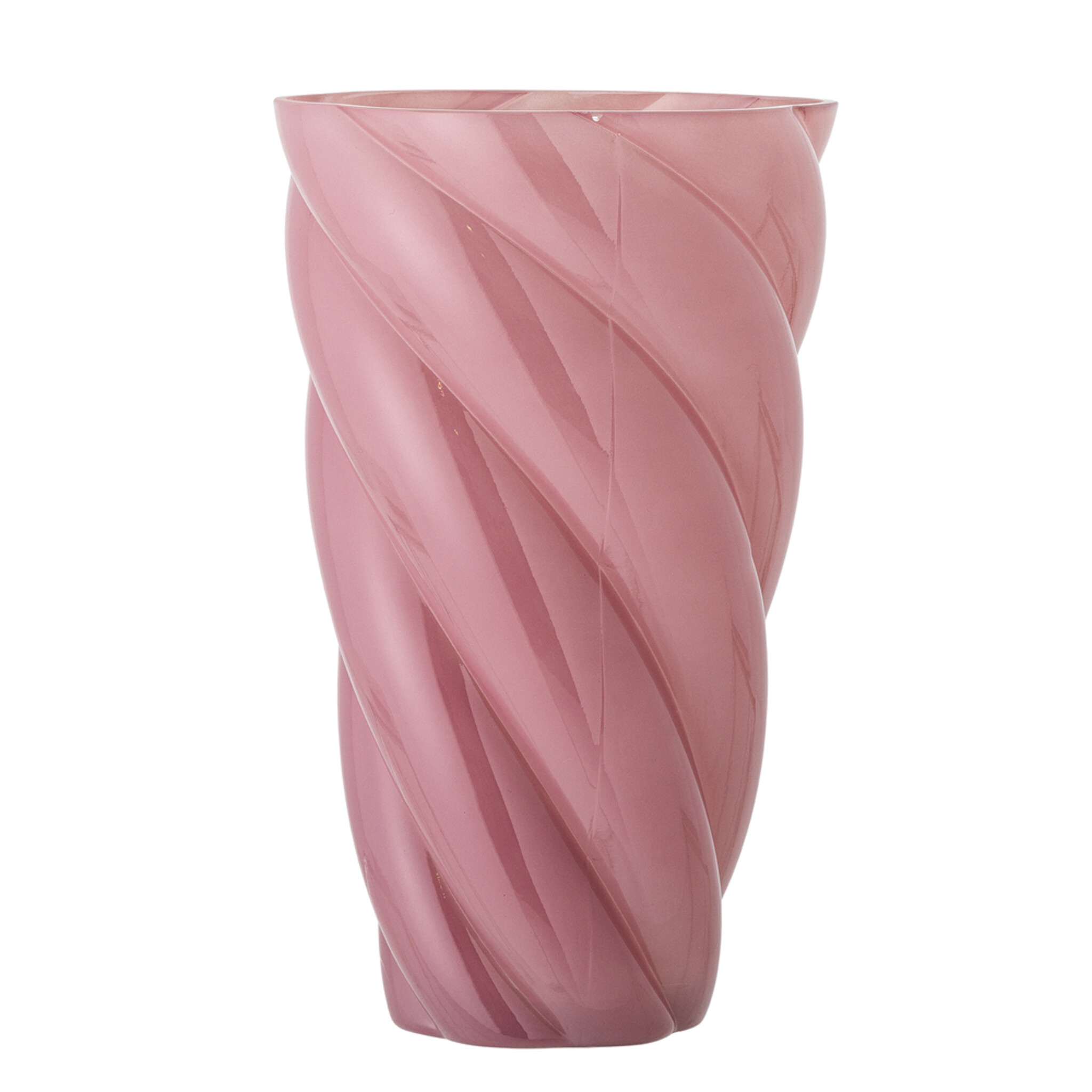 Callo Vase Rose aus Glas, rose 