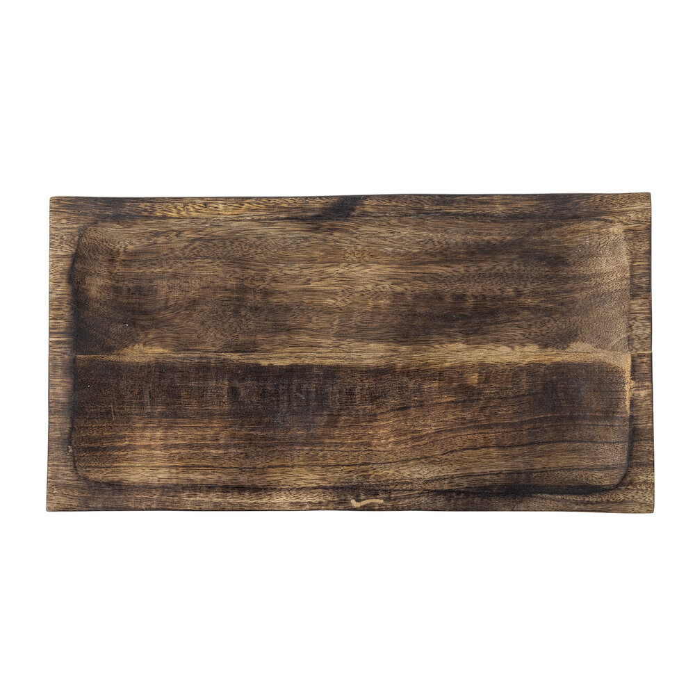 Camina Tablett aus Mangoholz, braun 