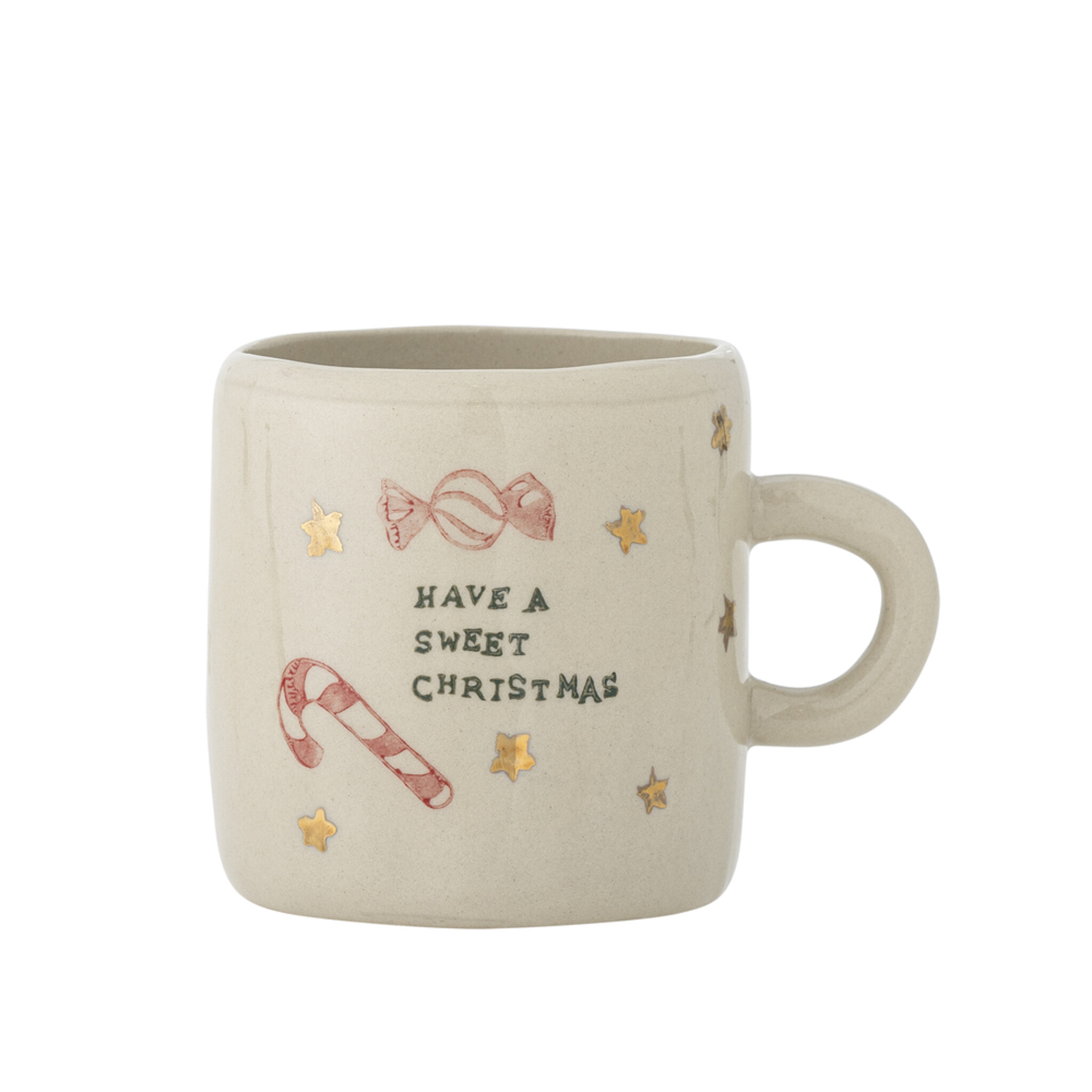 Christy Tasse aus Steingut, Ø 7xH6 cm, Sweet Christmas