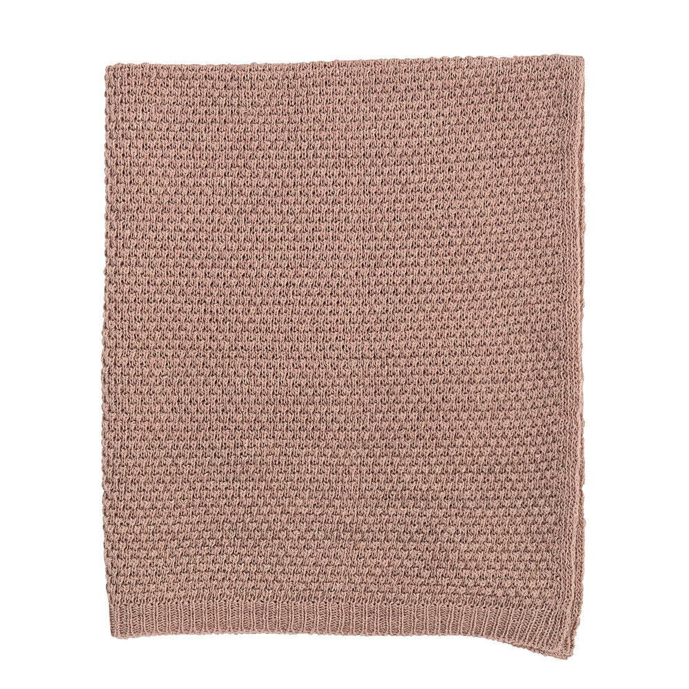 Decke Morris aus Wolle, rosa