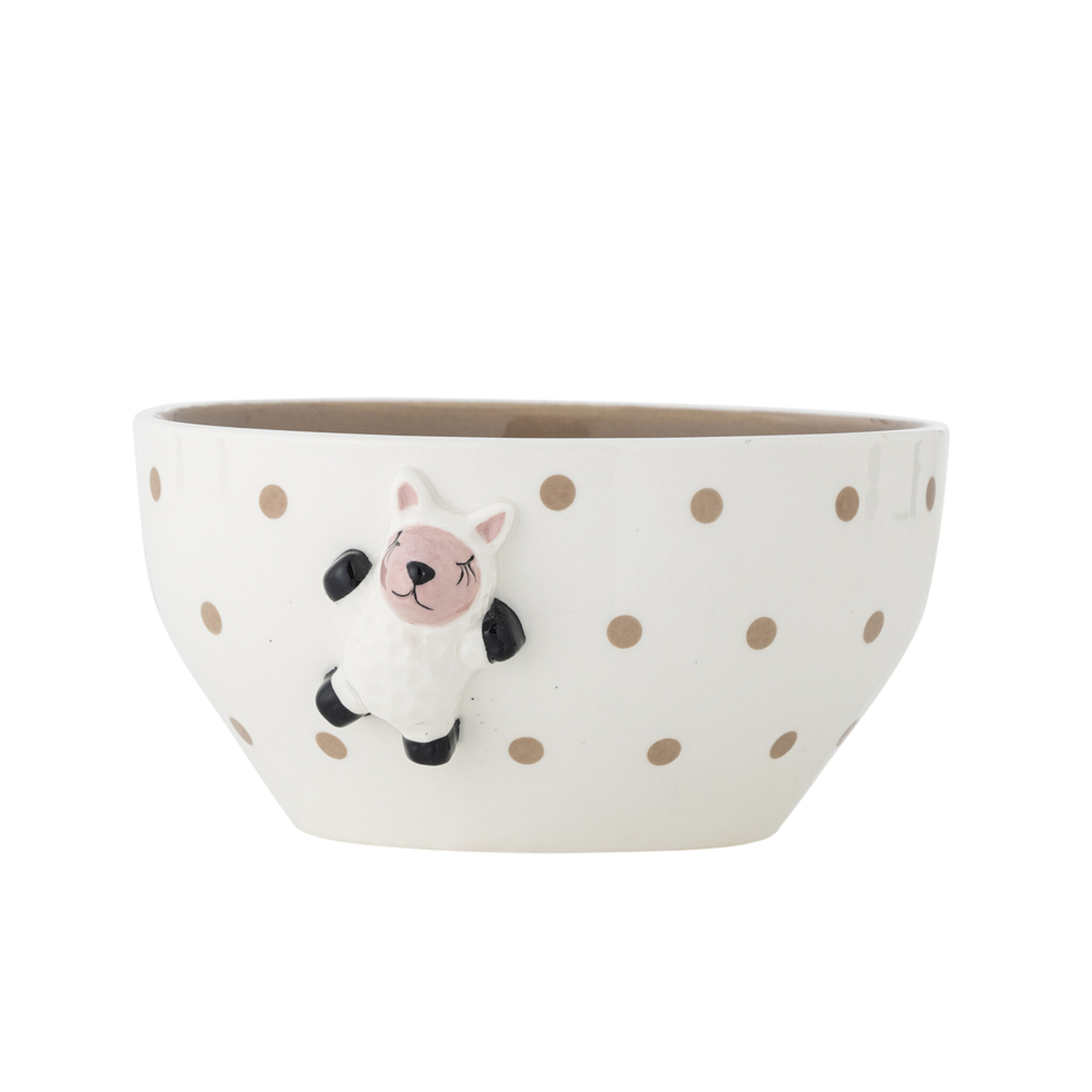 Dolly Kinder Schale aus Steingut, braun 