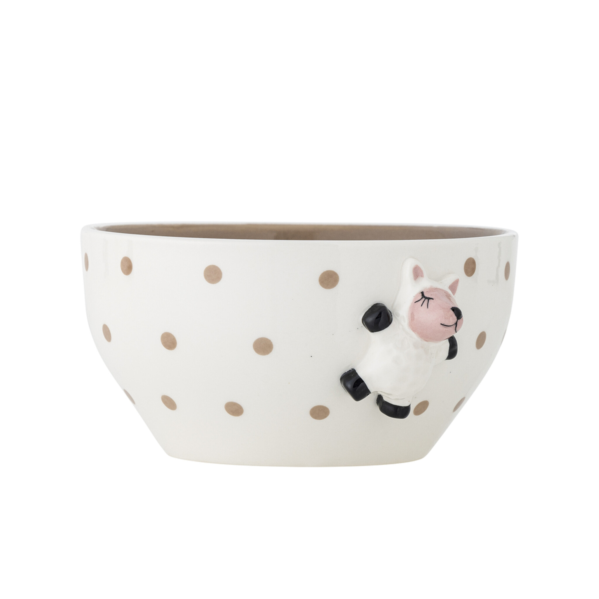 Dolly Kinder Schale aus Steingut, braun 