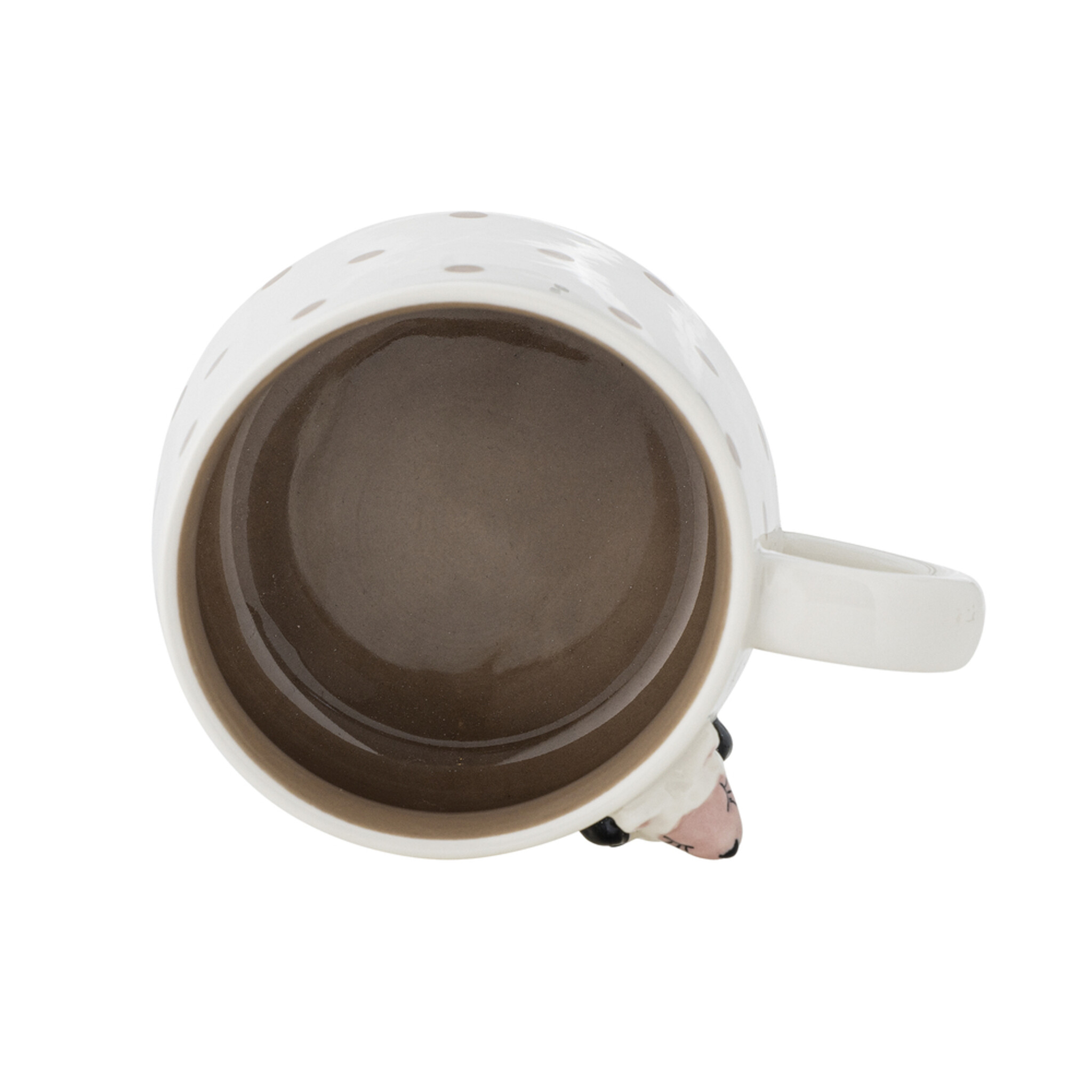 Dolly Kinder Tasse aus Steingut, weiss 