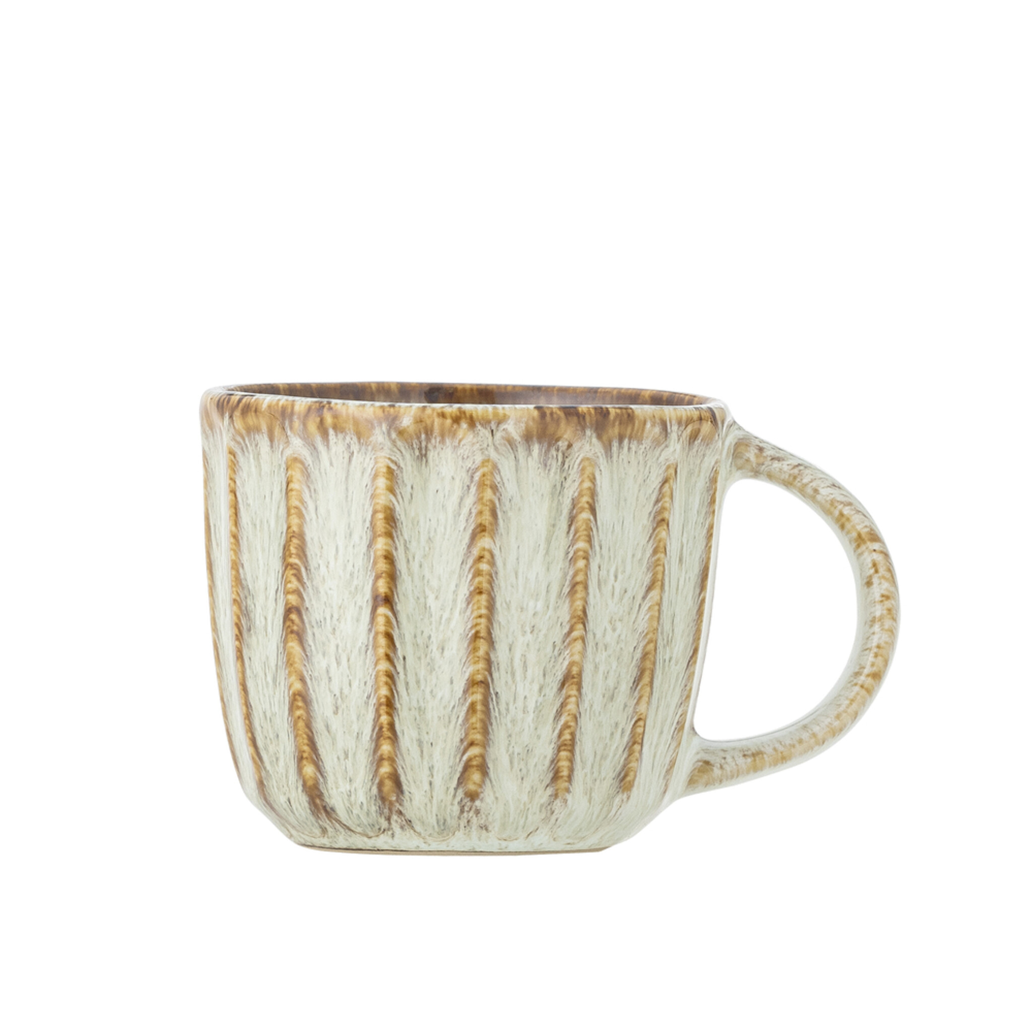 Fleur Tasse aus Steingut, natur 