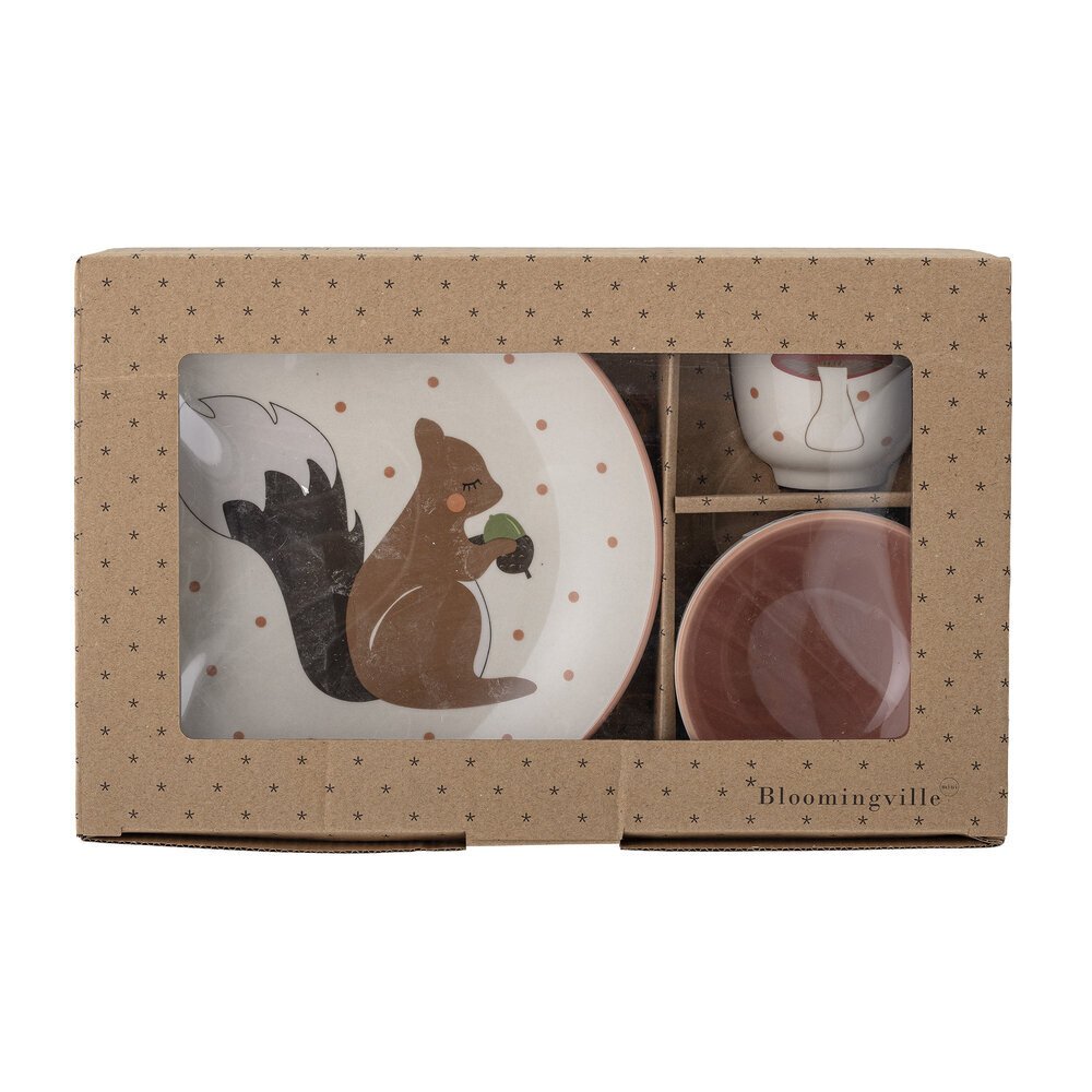 Kinder Geschirr Set Forrester, rosa 