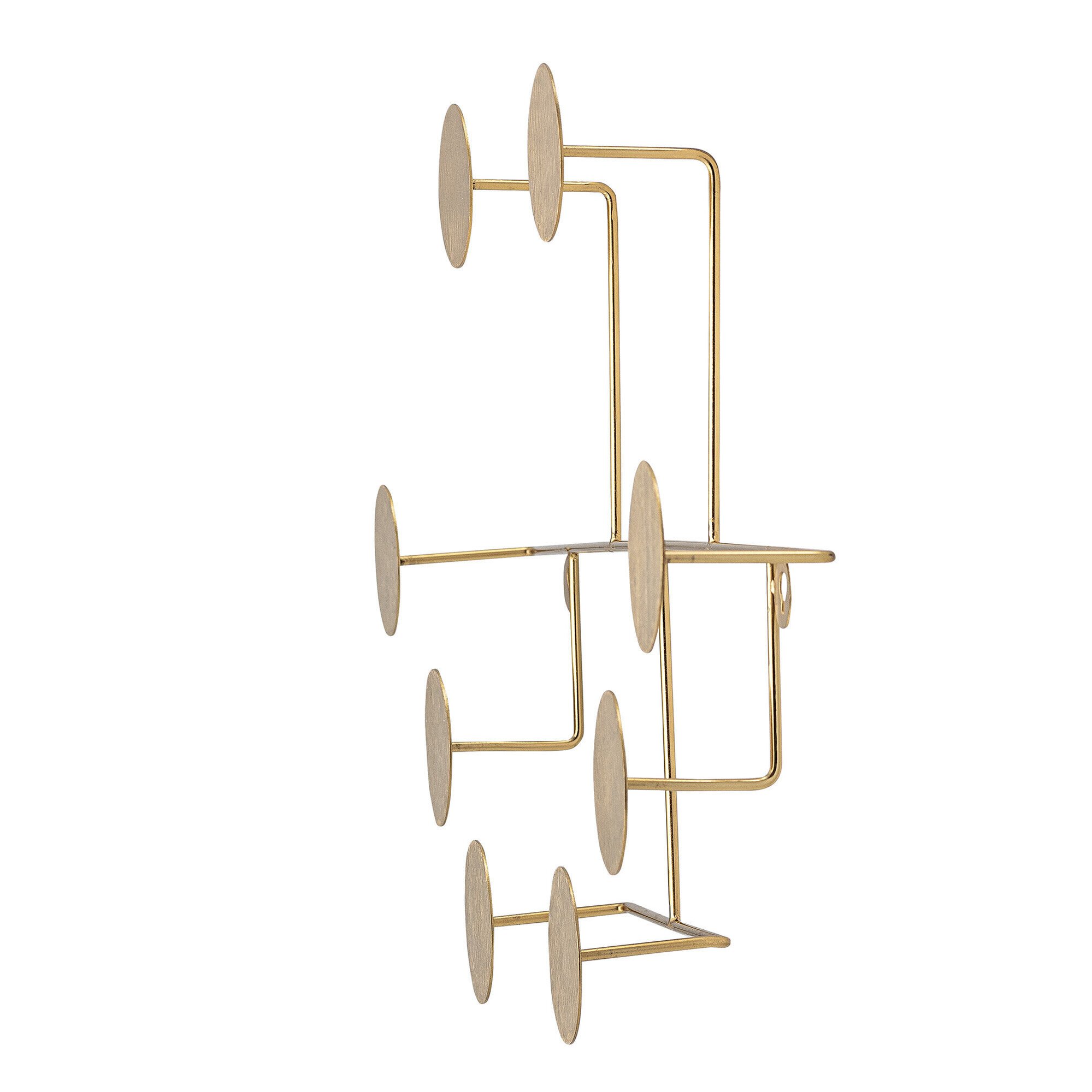 Garderobe Fia aus Metall, messing 