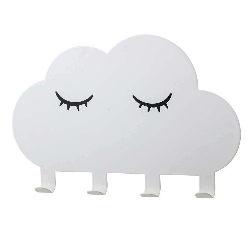 Garderobe Wolke Adisa aus Eisen, weiss 